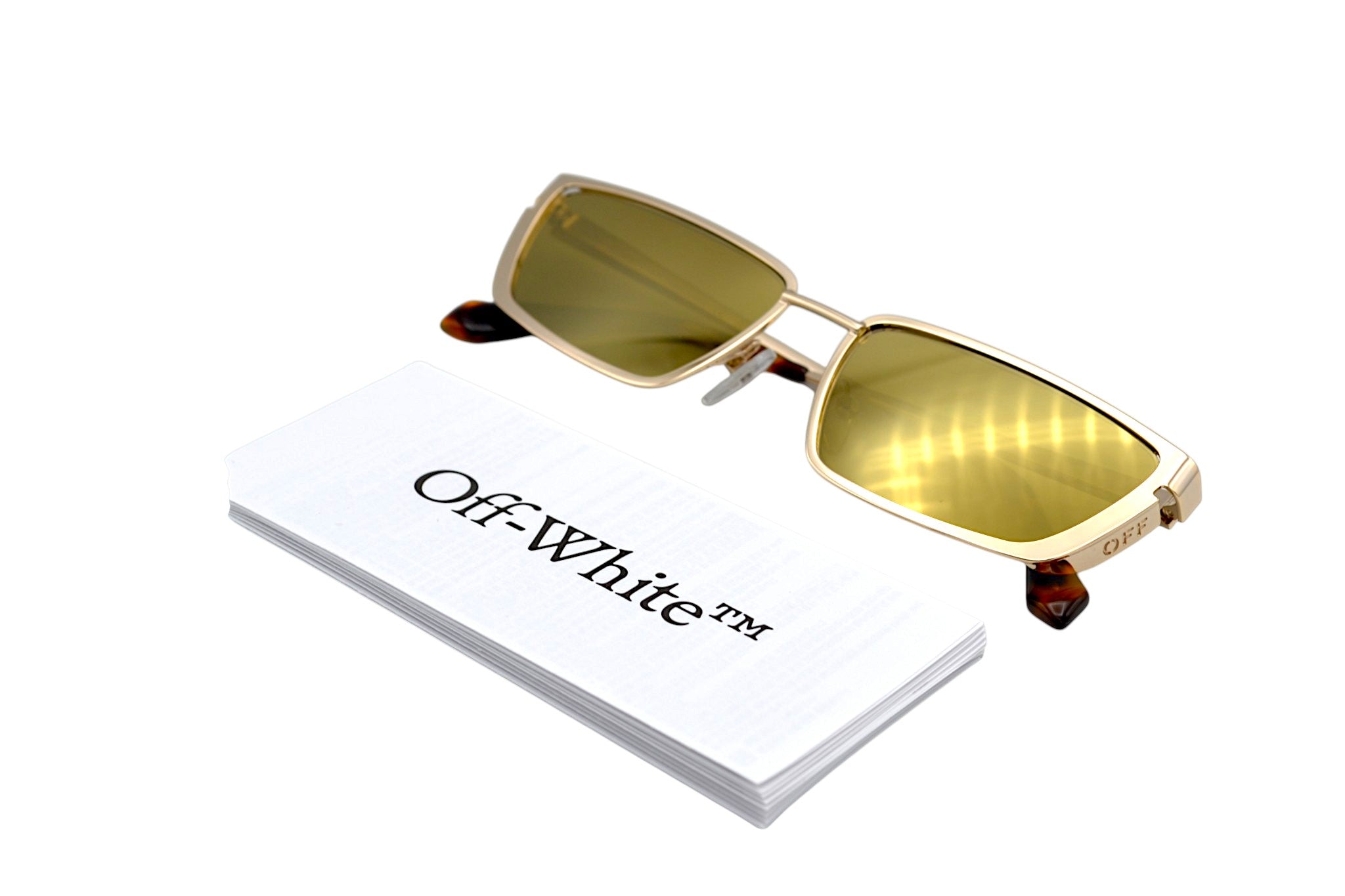Gafas de sol Off White - RICHFIELD OERI119 7676 - Diseño de Acetato estilo carey, para hombre