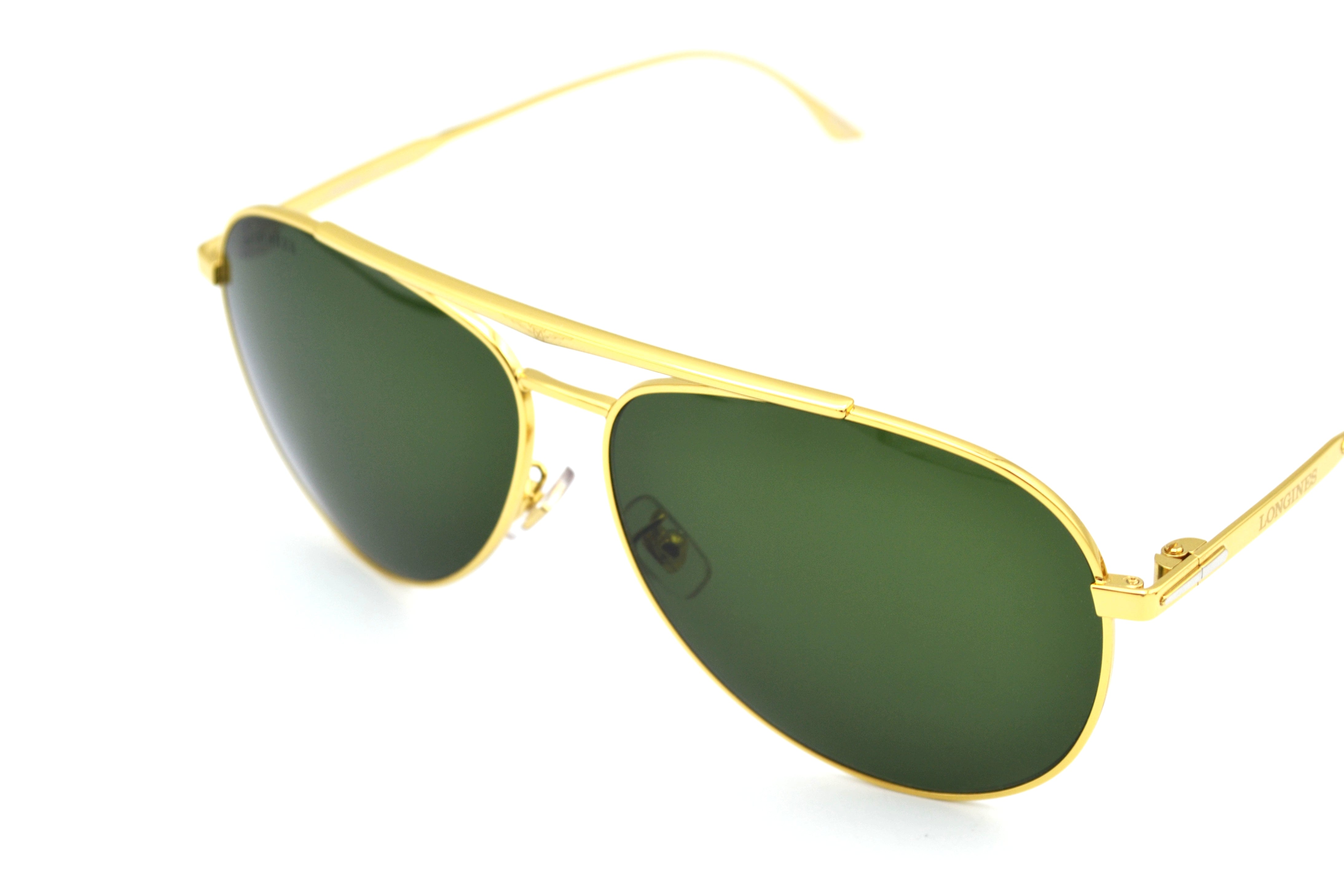 Gafas de sol Longines LG0005H 30N Diseño de aviador dorado