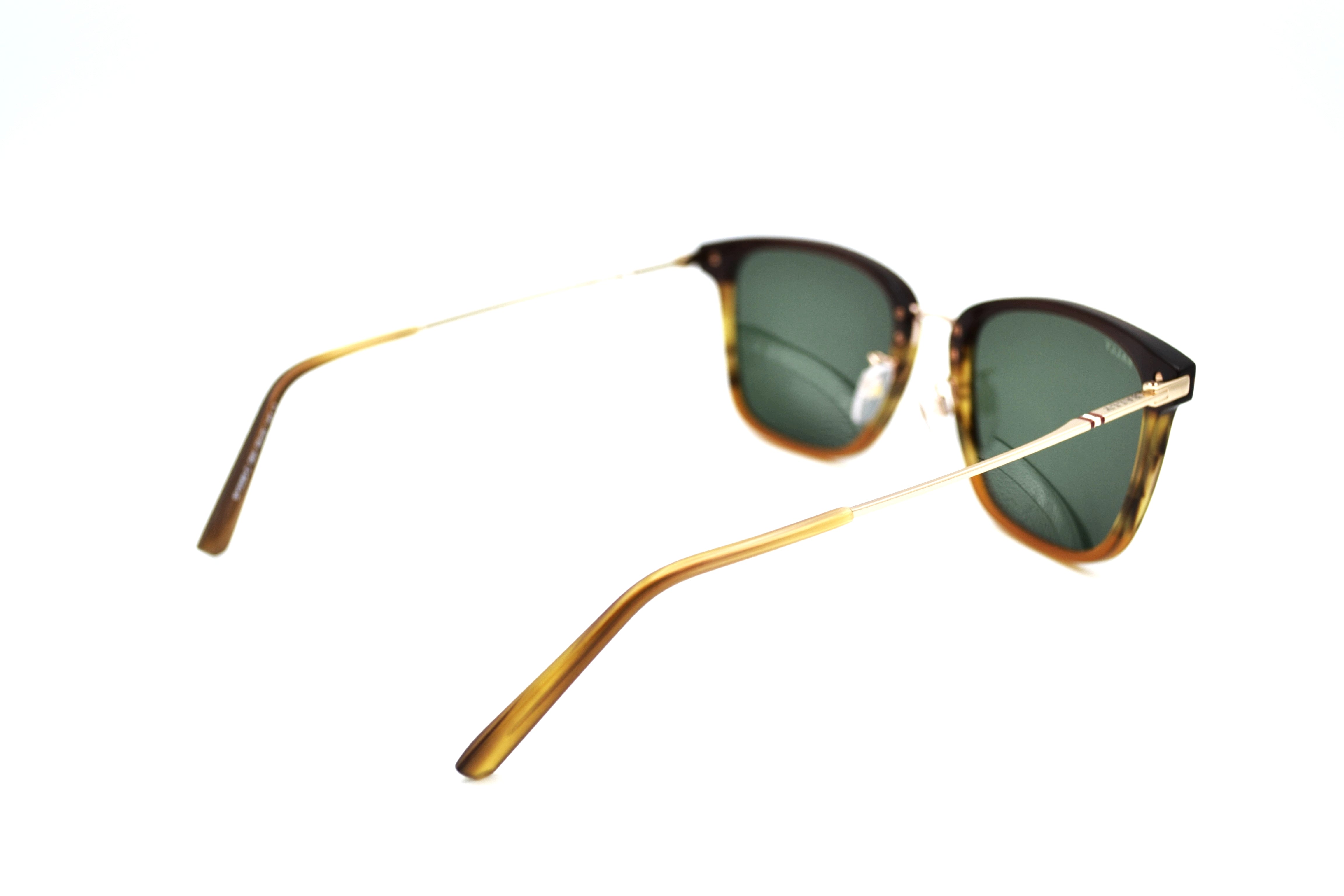 Gafas de sol Bally BY0089-D 56N - Diseño de acetato y metal dorado unisex