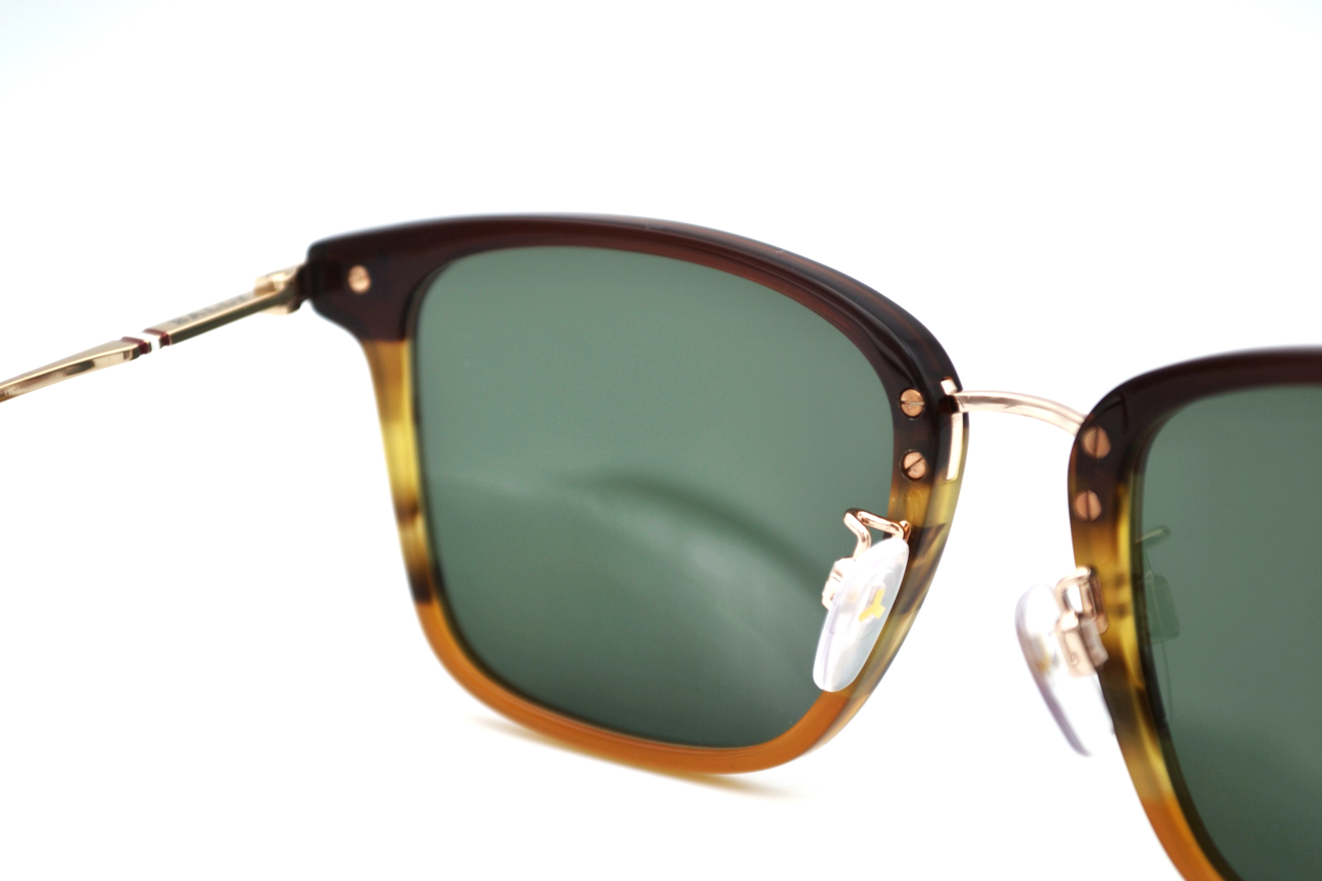 Gafas de sol Bally BY0089-D 56N - Diseño de acetato y metal dorado unisex