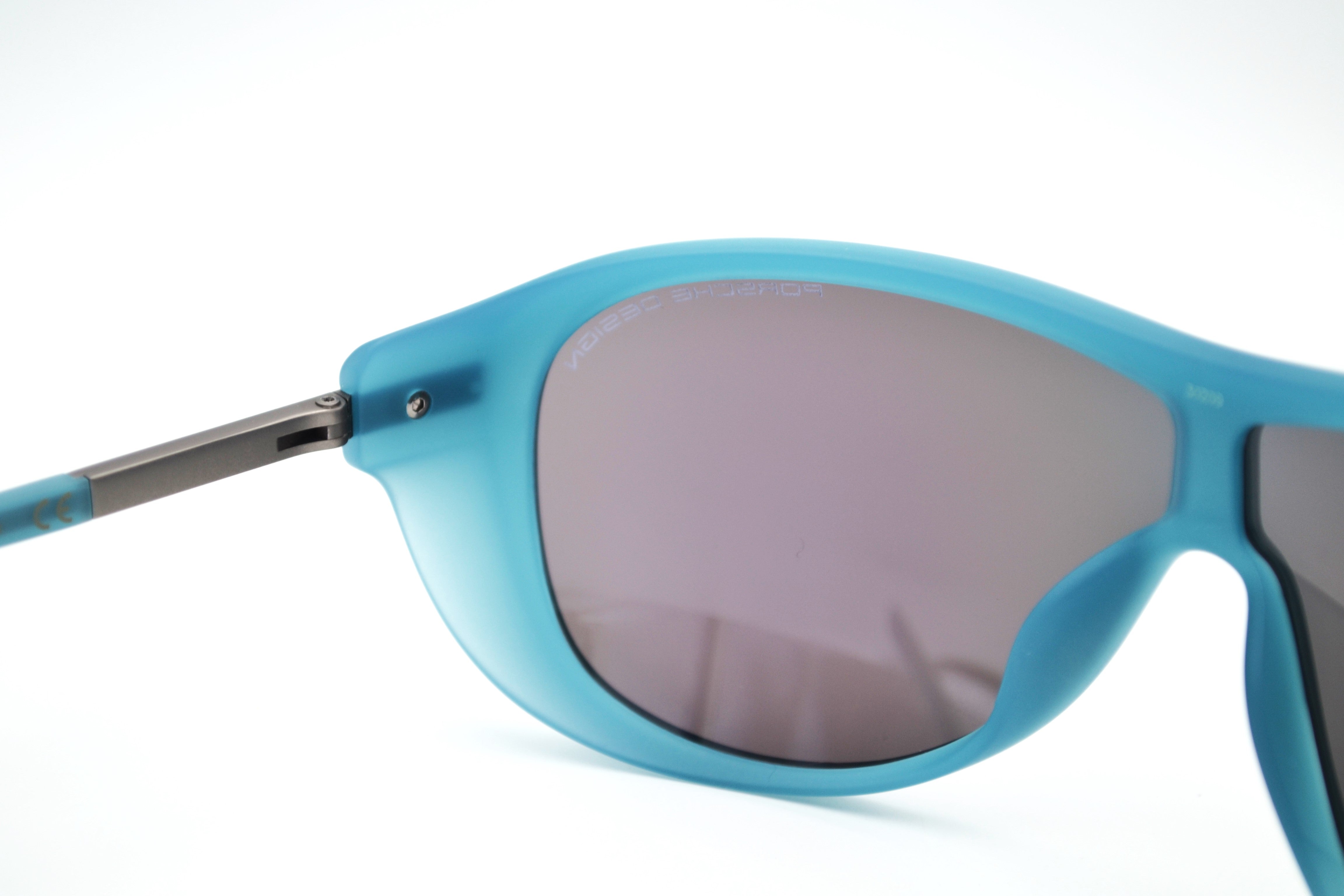 Gafas de sol Porsche Design P8598B - Montura rectangular con lentes azules, para hombre