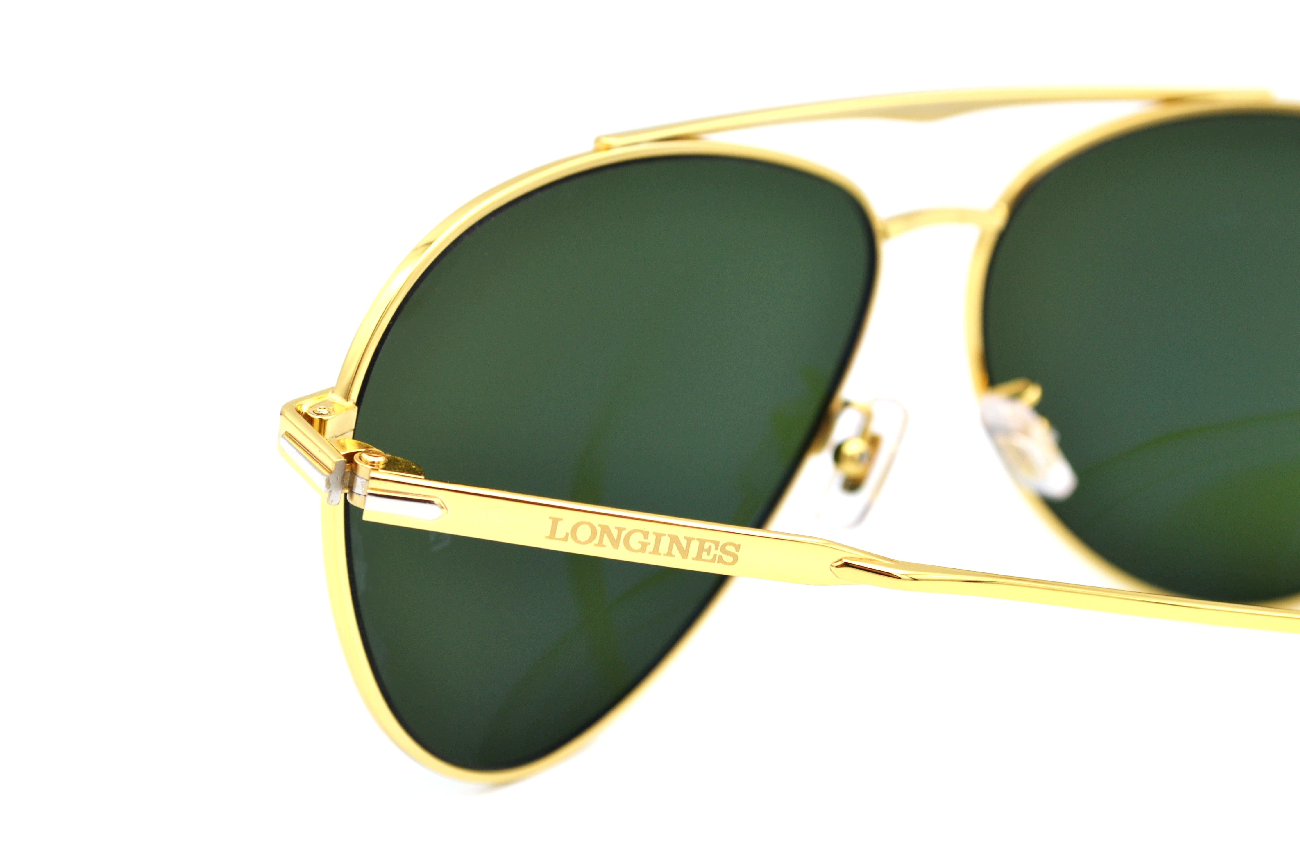 Gafas de sol Longines LG0005H 30N Diseño de aviador dorado