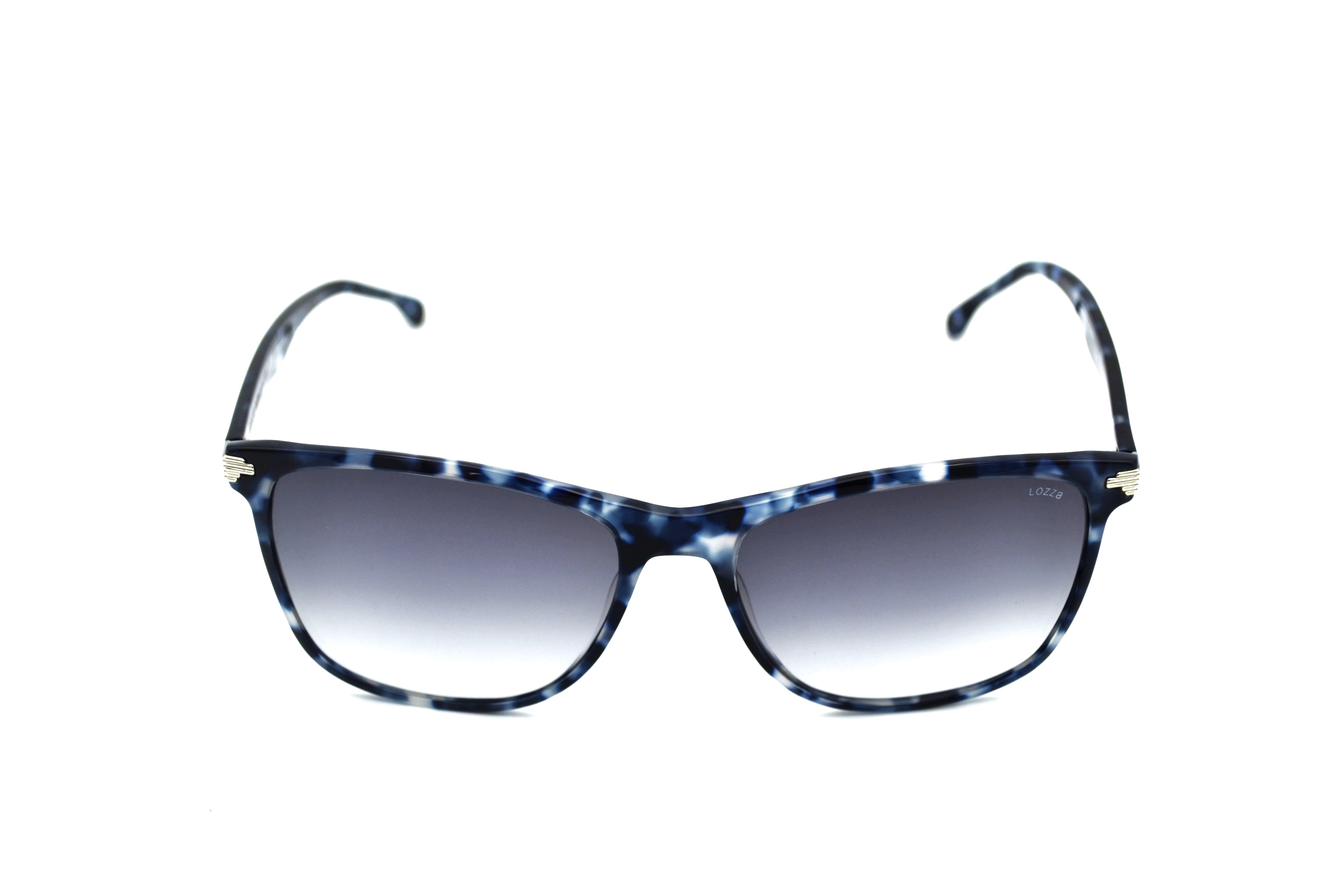 Lozza SL4162M 0WT9 Sunglasses - Rectangular Acetate Design, Unisex