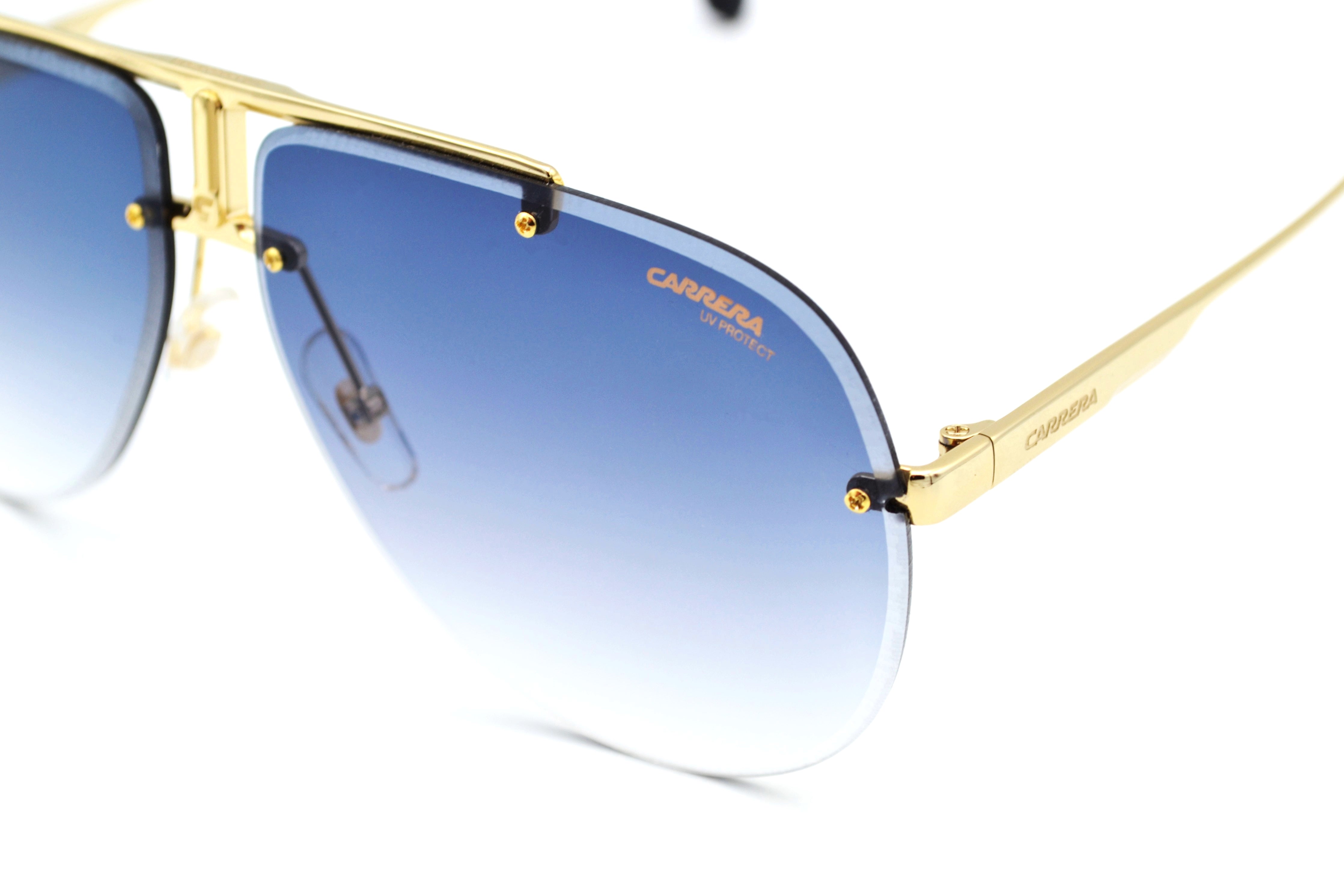 CARRERA sunglasses for men, rectangular design, gold metal 1052S RHL08