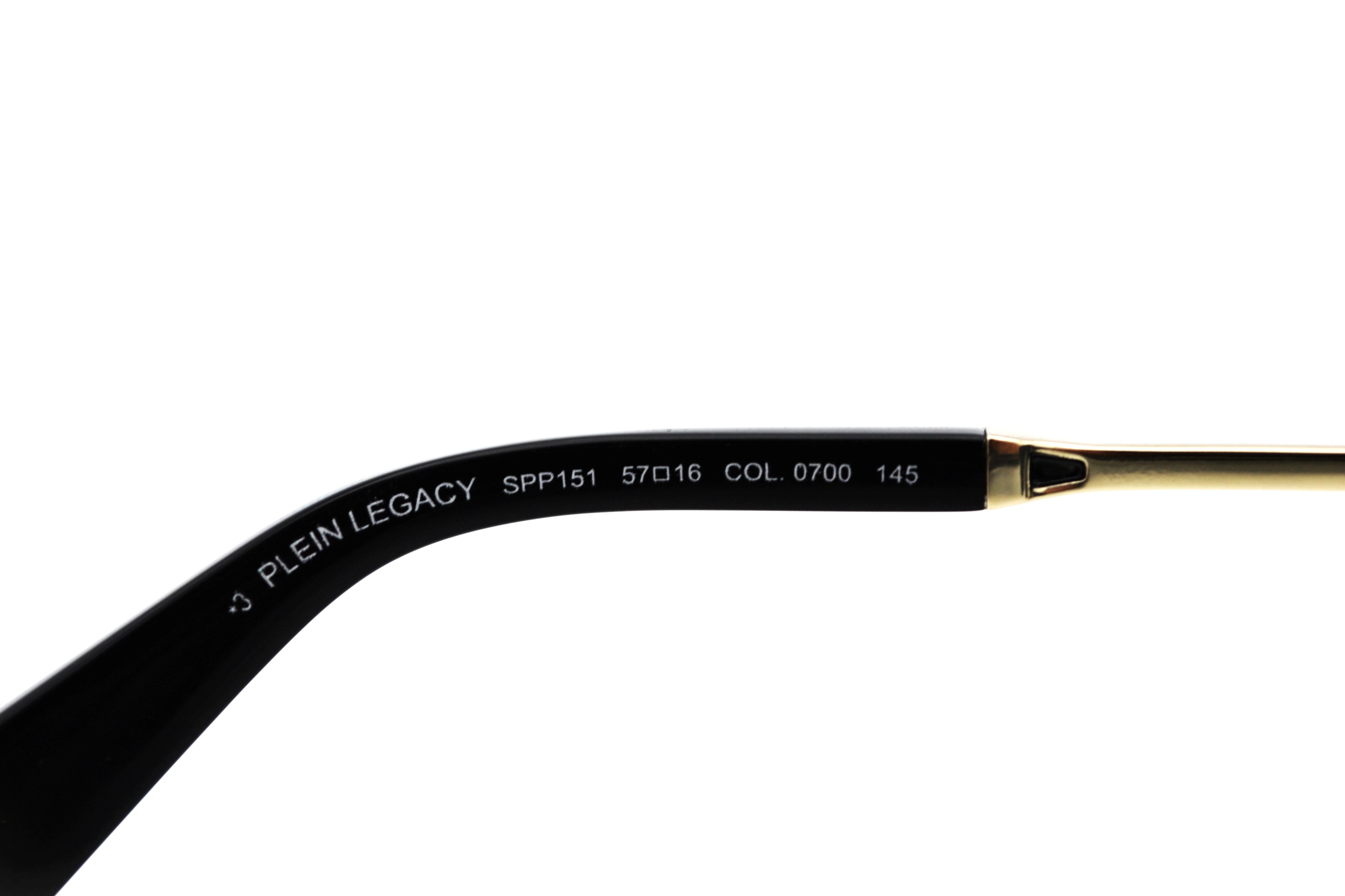 Gafas de sol Philipp Plein - PLEIN LEGACY SPP151 0700 Diseño de titanio y acetato para hombre