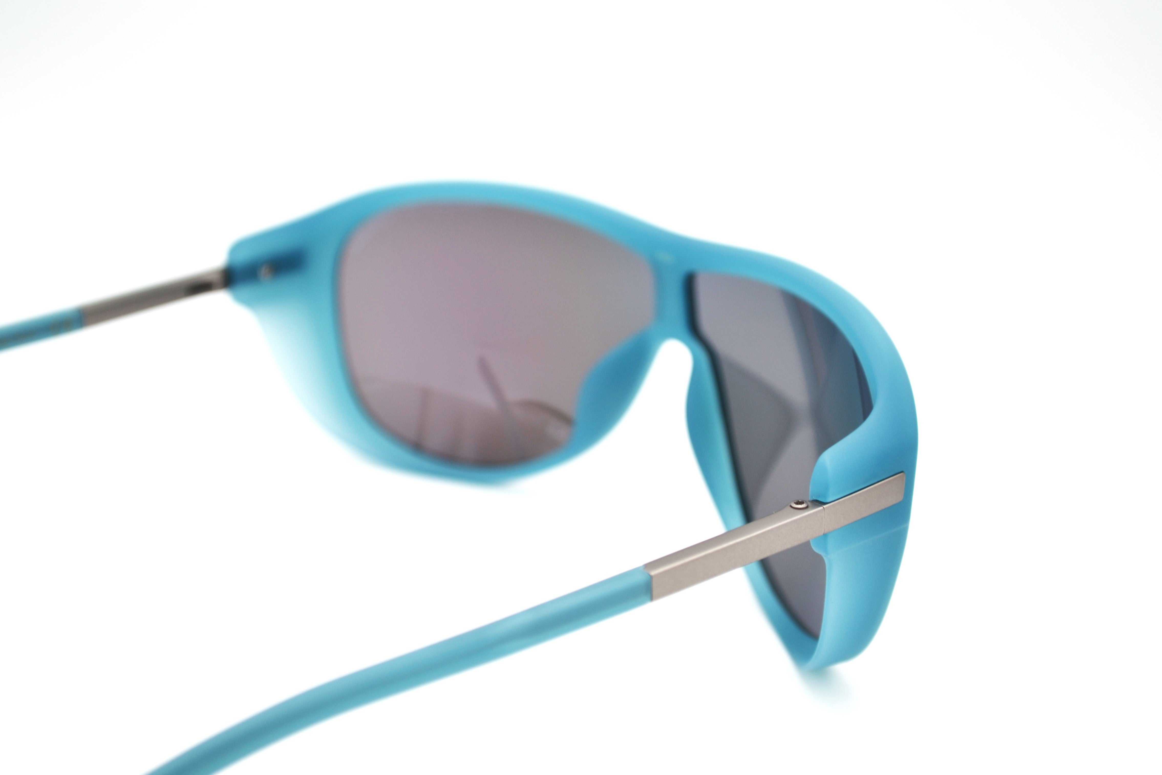 Gafas de sol Porsche Design P8598B - Montura rectangular con lentes azules, para hombre