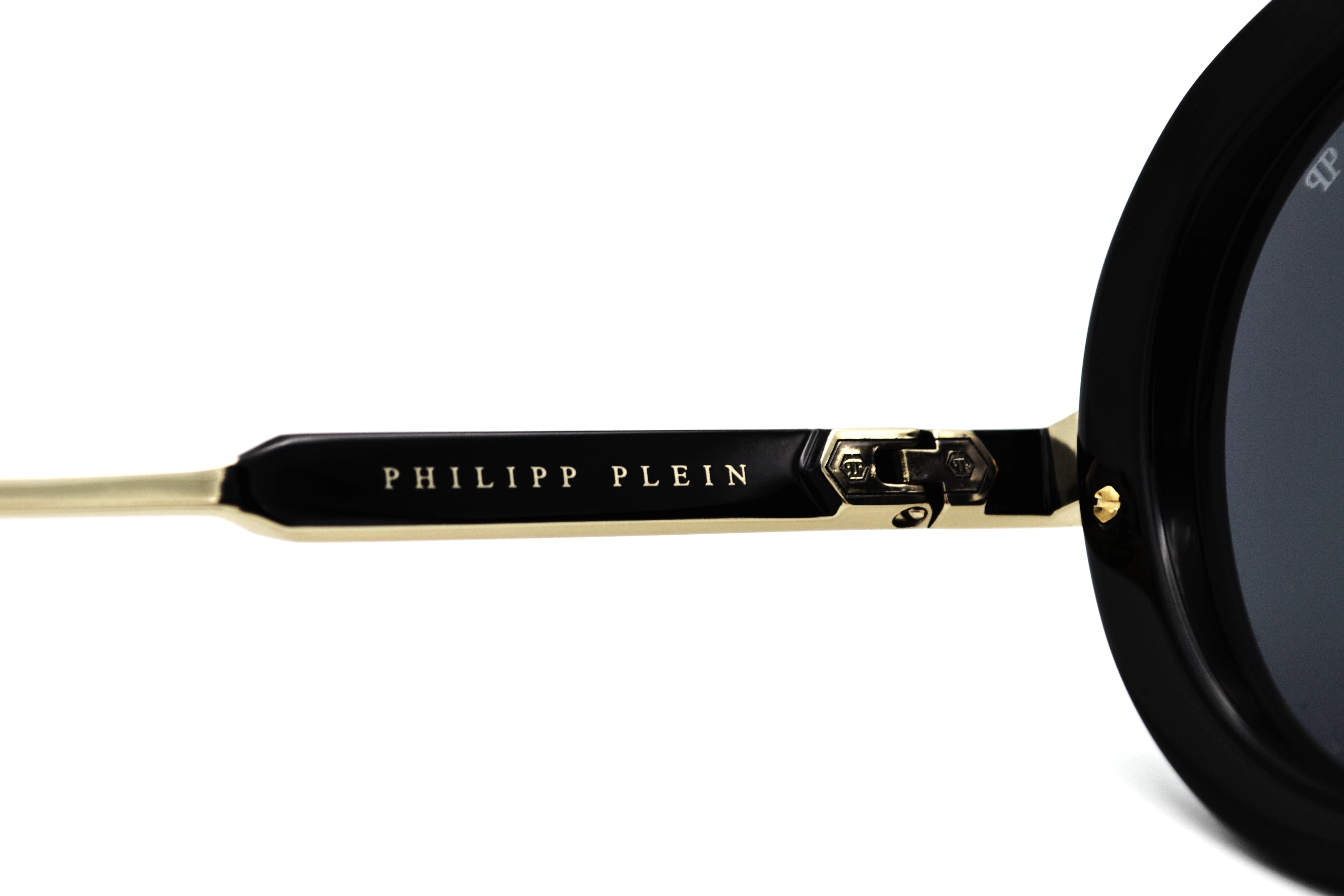 Gafas de sol Philipp Plein - PLEIN LEGACY SPP151 0700 Diseño de titanio y acetato para hombre