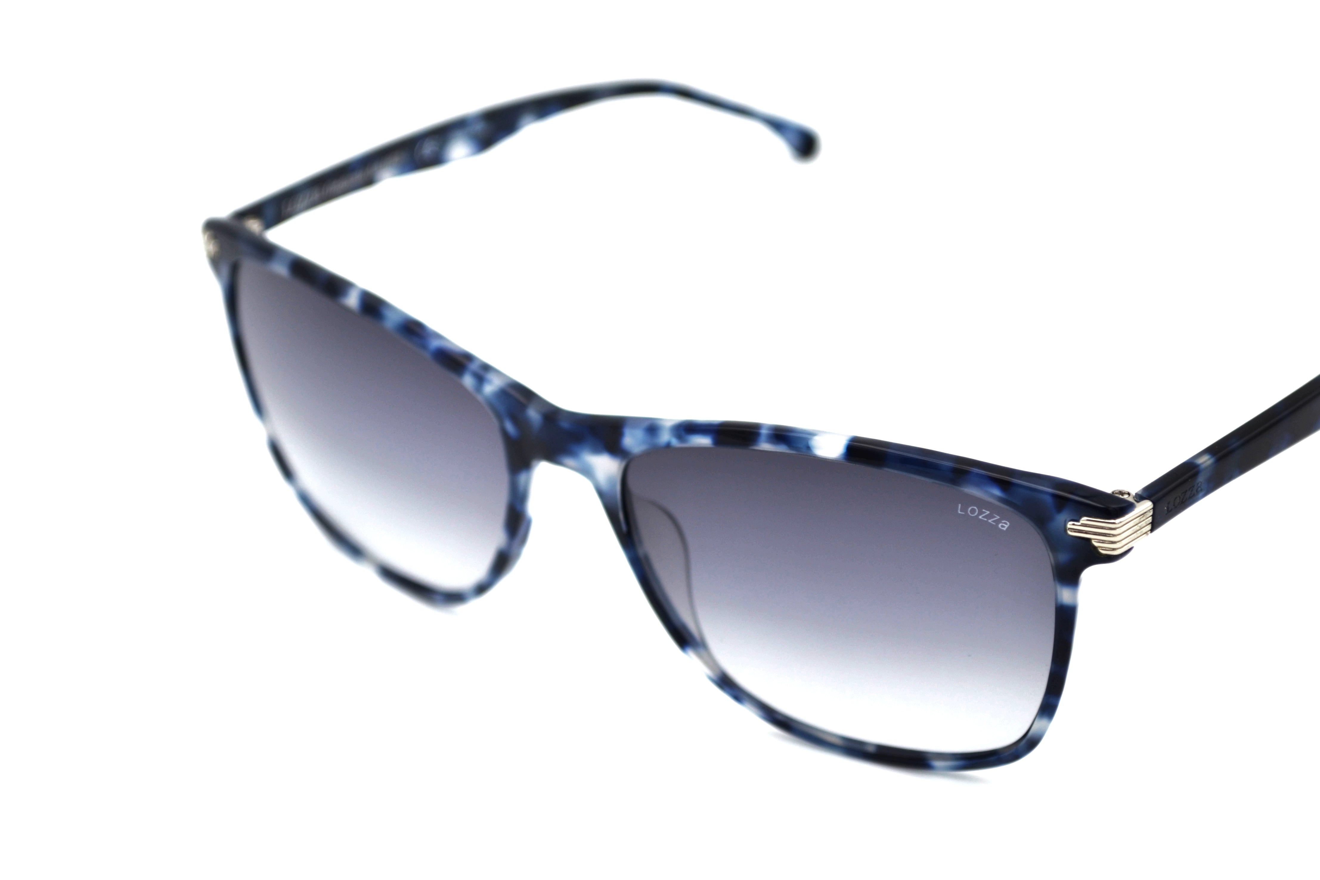 Lozza SL4162M 0WT9 Sunglasses - Rectangular Acetate Design, Unisex