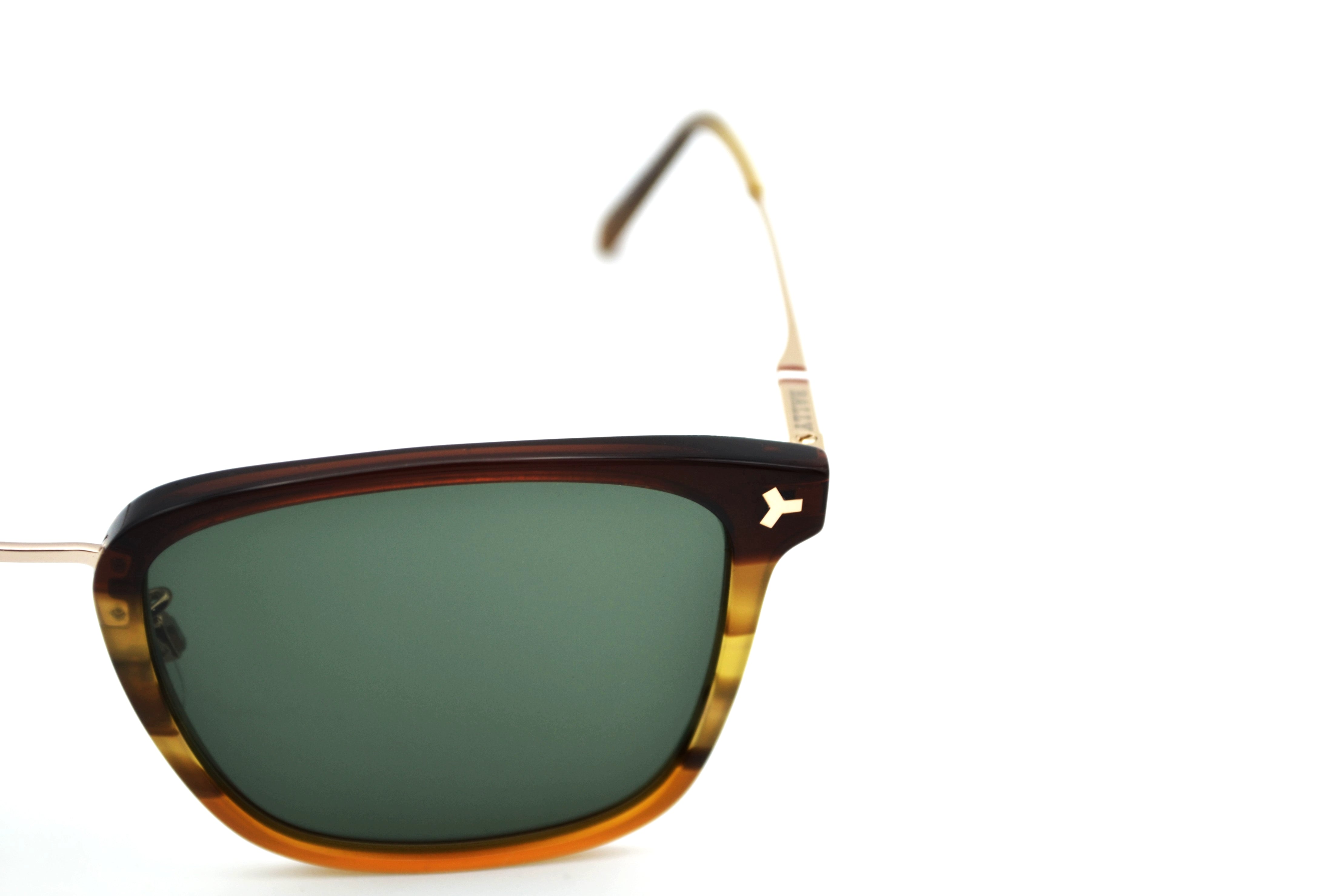 Gafas de sol Bally BY0089-D 56N - Diseño de acetato y metal dorado unisex