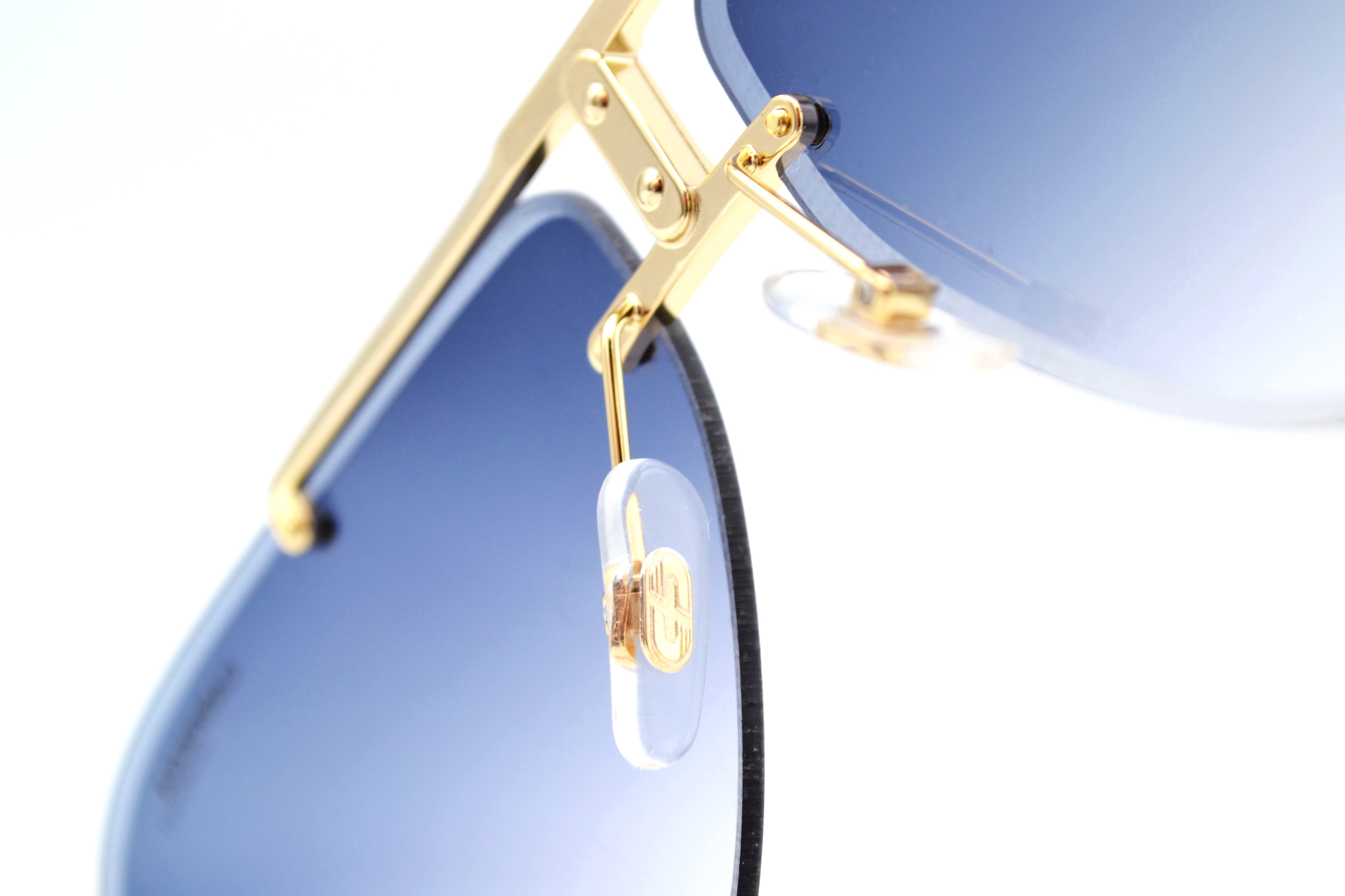 CARRERA sunglasses for men, rectangular design, gold metal 1052S RHL08