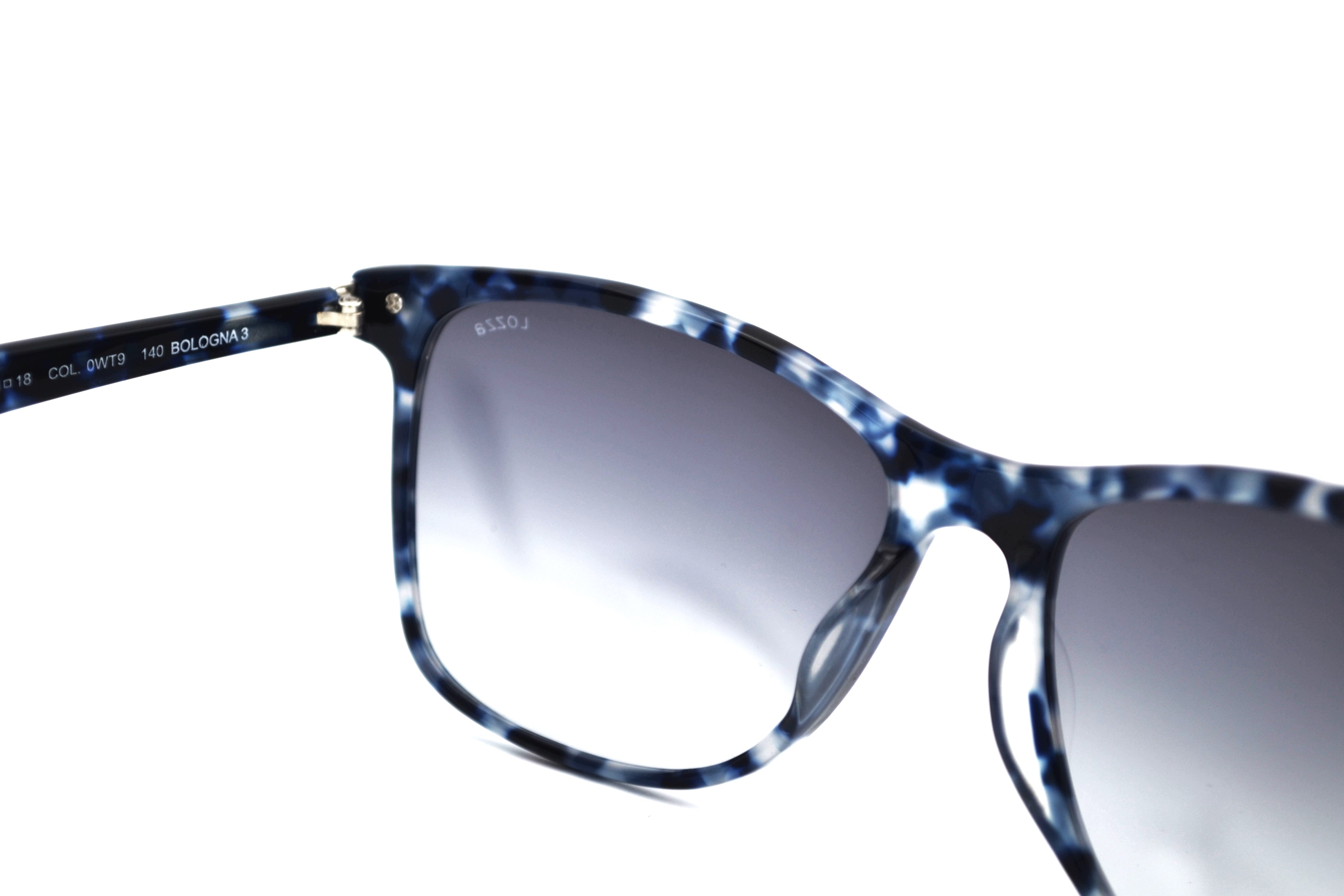 Lozza SL4162M 0WT9 Sunglasses - Rectangular Acetate Design, Unisex