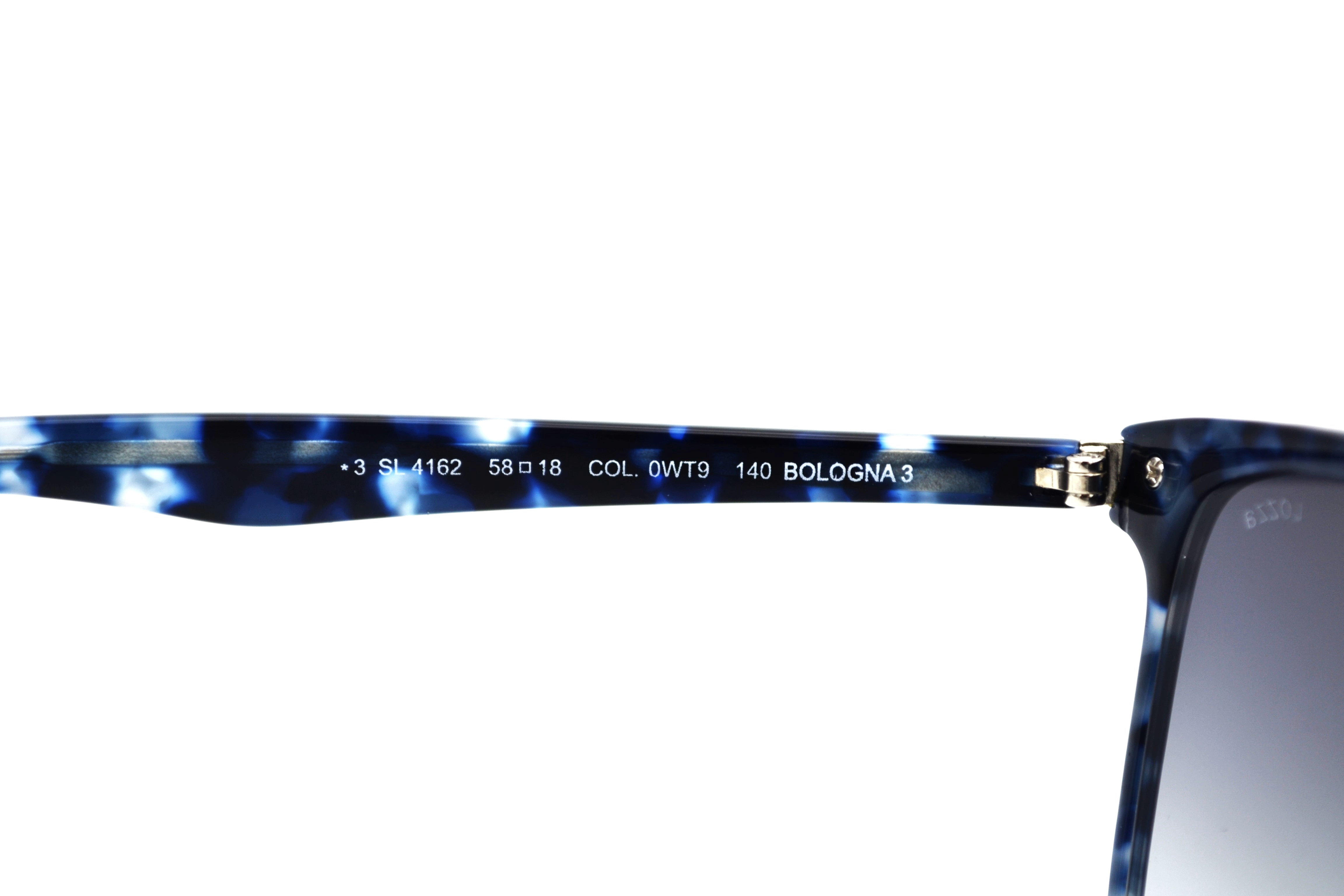 Lozza SL4162M 0WT9 Sunglasses - Rectangular Acetate Design, Unisex