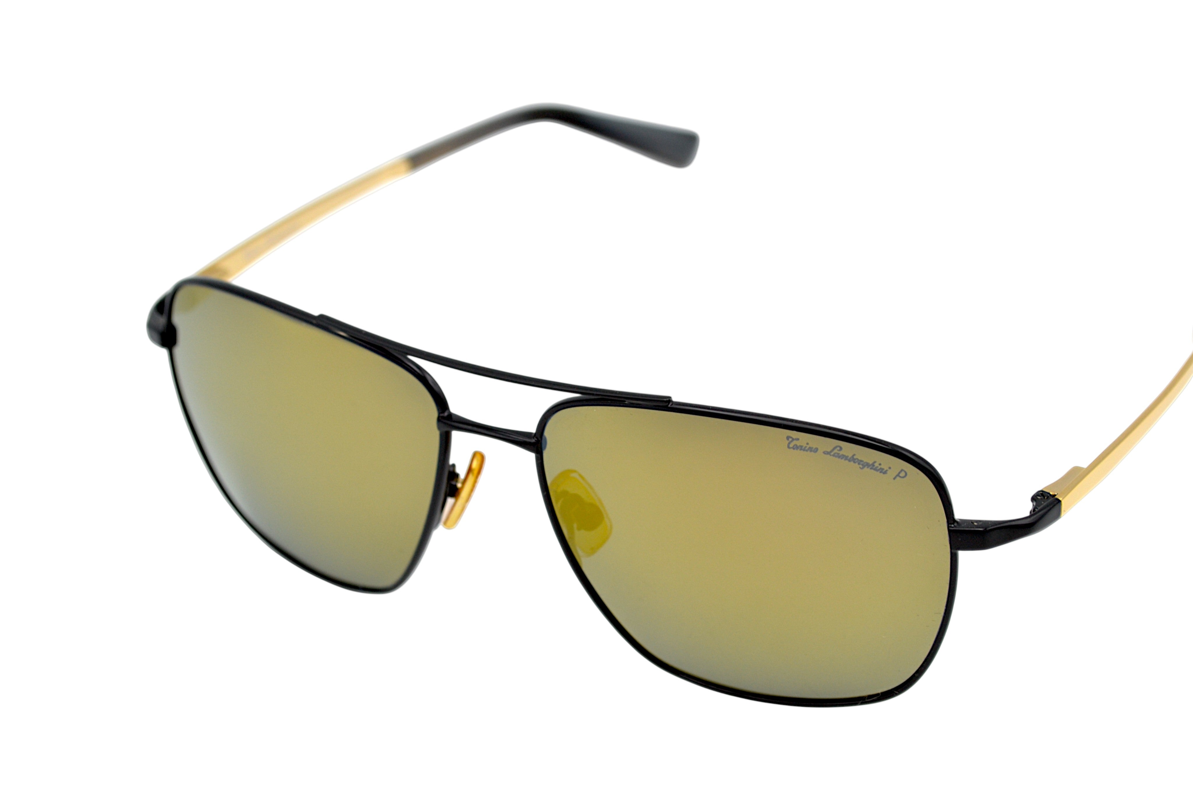 Gafas de sol Tonino Lamborghini TL904S03 Metal dorado, Lentes de color amarillo