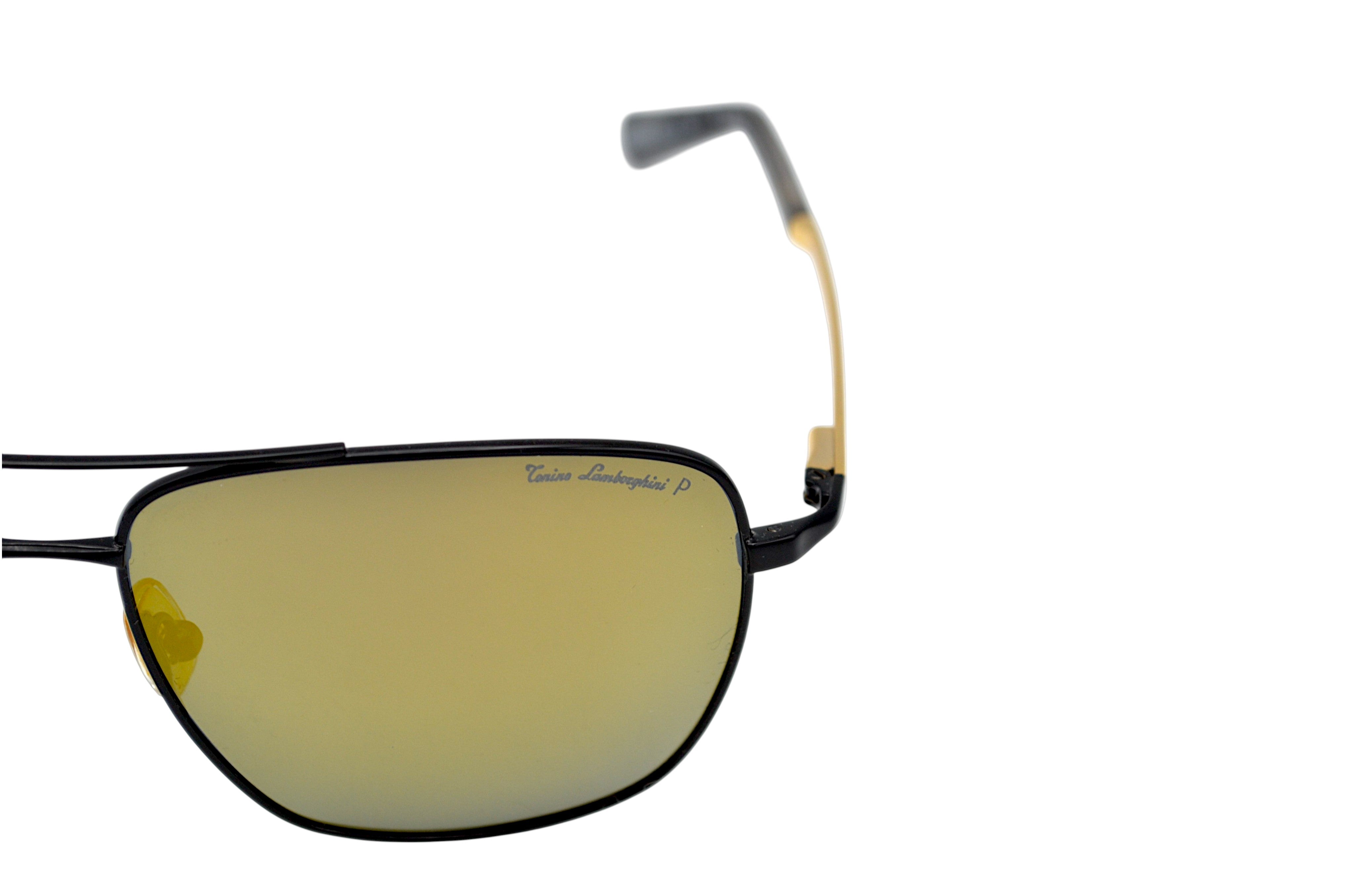 Gafas de sol Tonino Lamborghini TL904S03 Metal dorado, Lentes de color amarillo