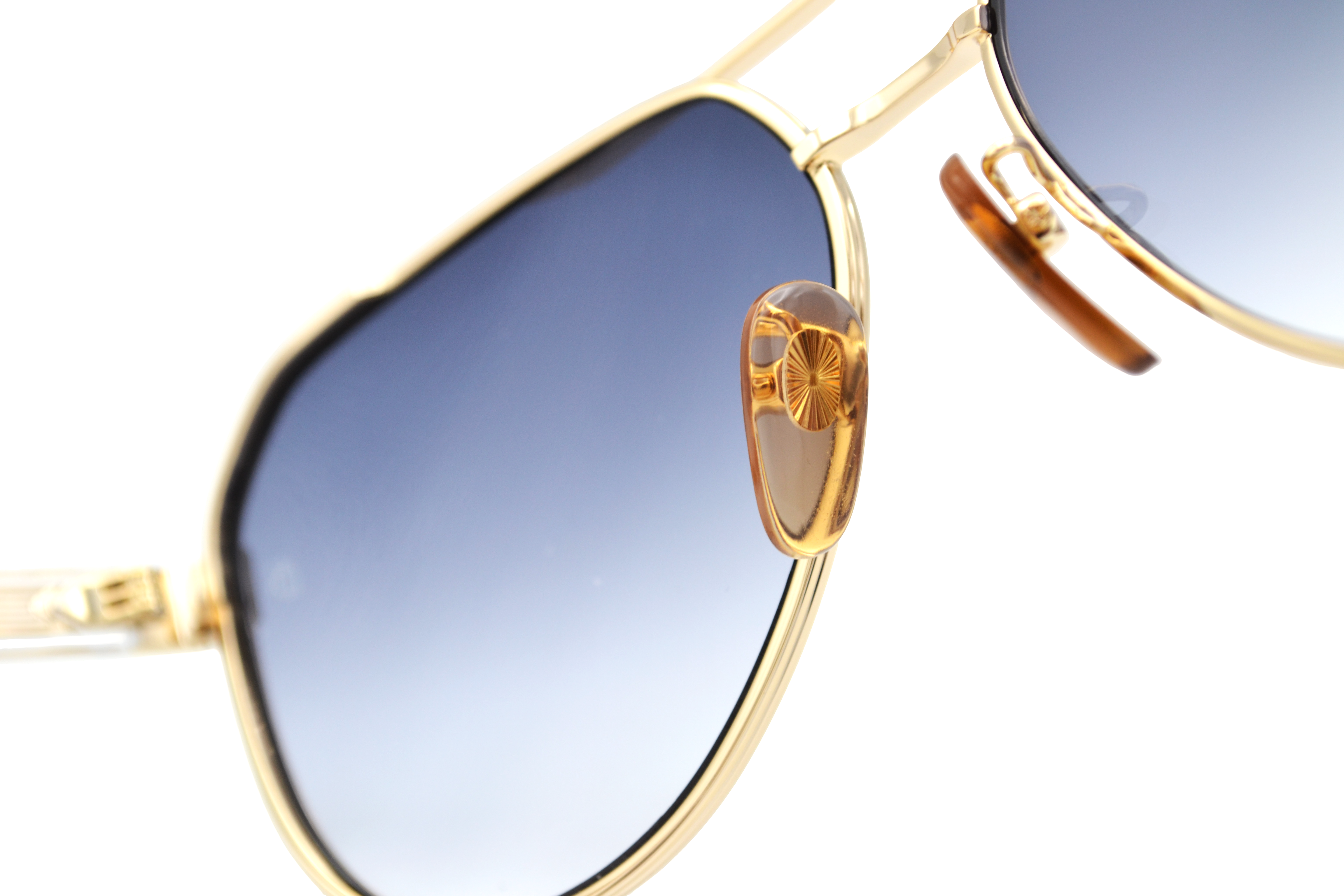 Gafas de sol David Beckham DB1121 - Diseño de aviador de metal dorado para hombre