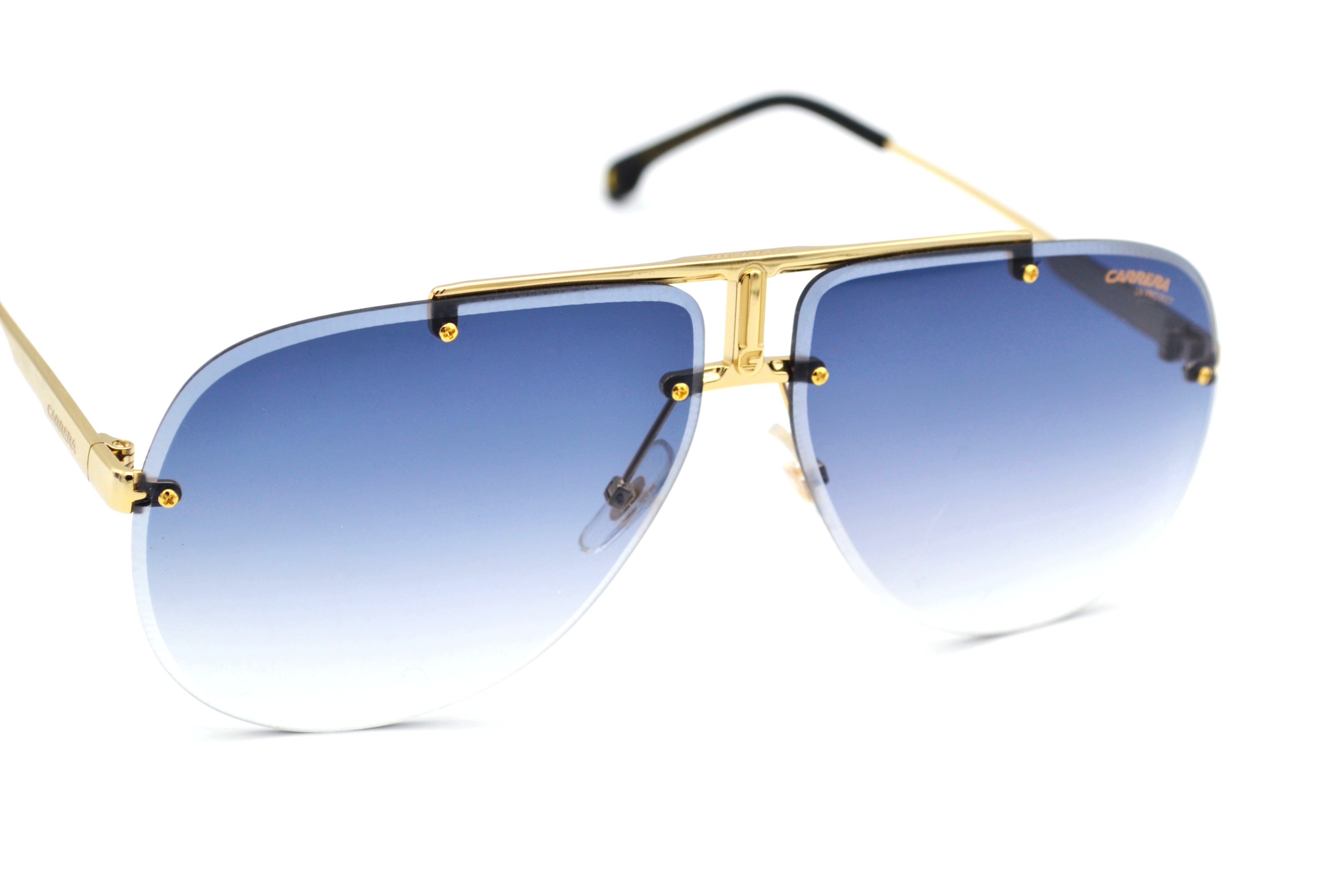 CARRERA sunglasses for men, rectangular design, gold metal 1052S RHL08