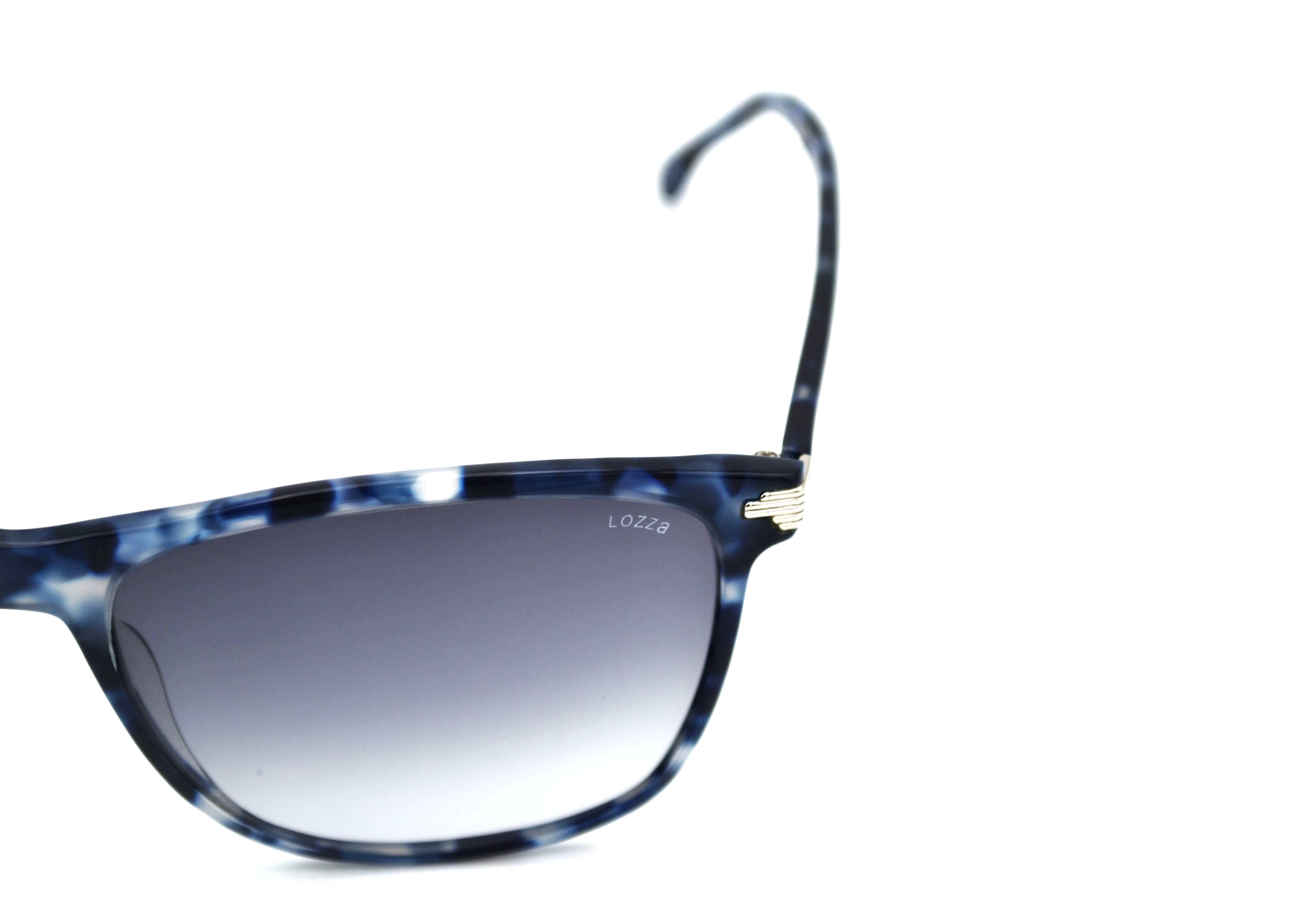 Lozza SL4162M 0WT9 Sunglasses - Rectangular Acetate Design, Unisex