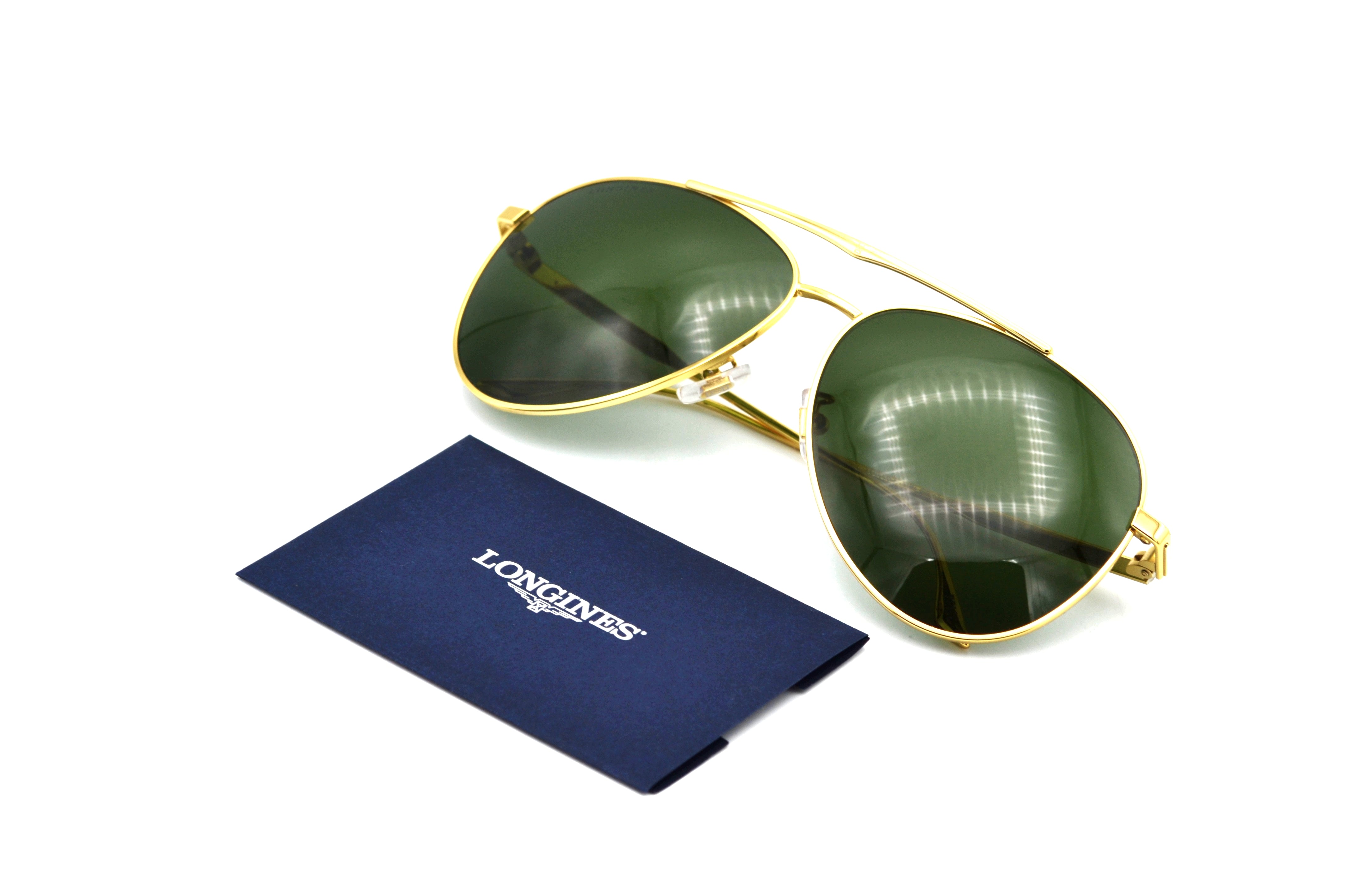 Gafas de sol Longines LG0005H 30N Diseño de aviador dorado