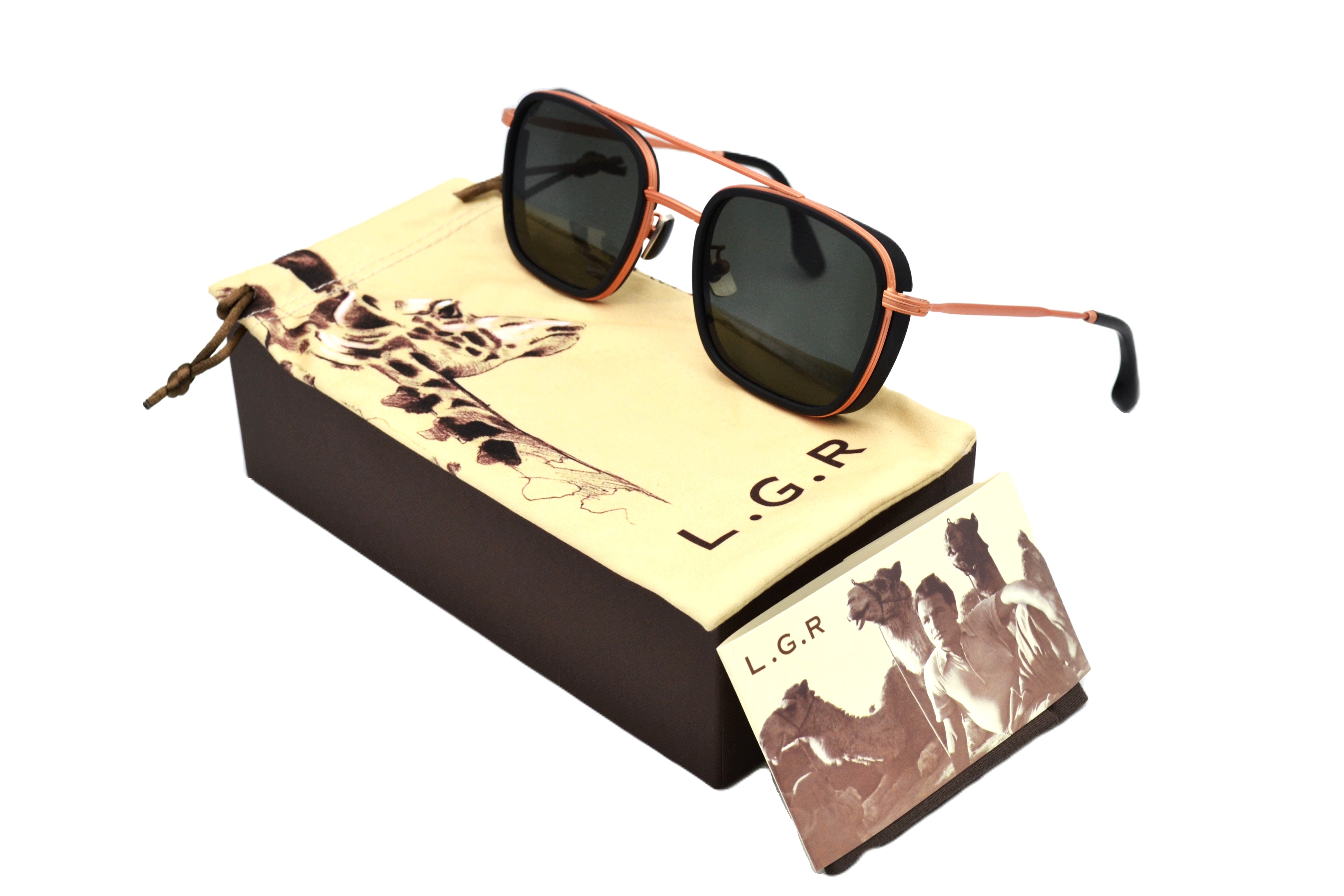 Gafas de sol L.G.R. x CUPRA Diseño de metal y nailon - fabricado a mano en Italia Unisex