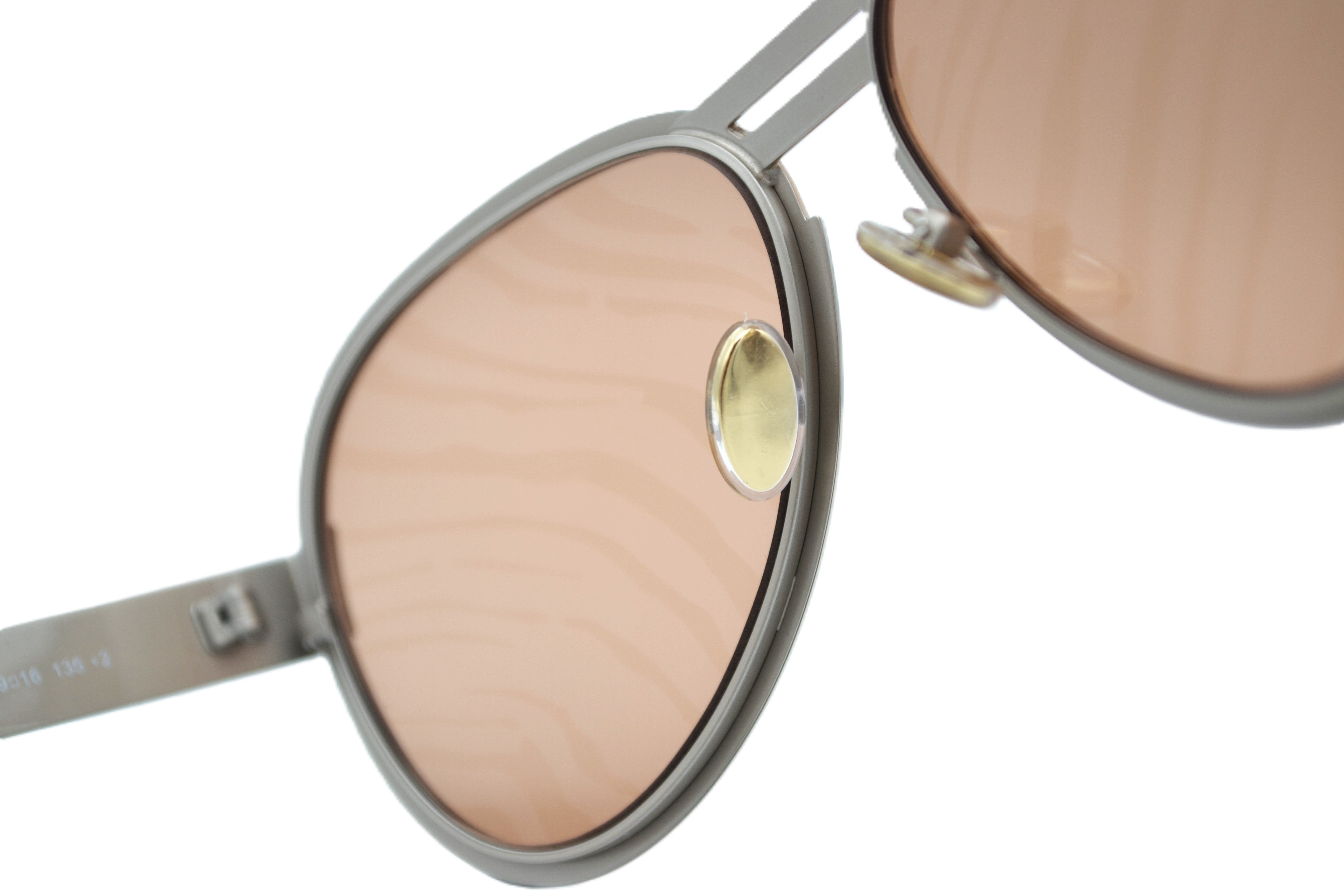 Gafas de sol Roberto Cavalli RC1133S 33G - Diseño de aviador de metal plateado para mujer