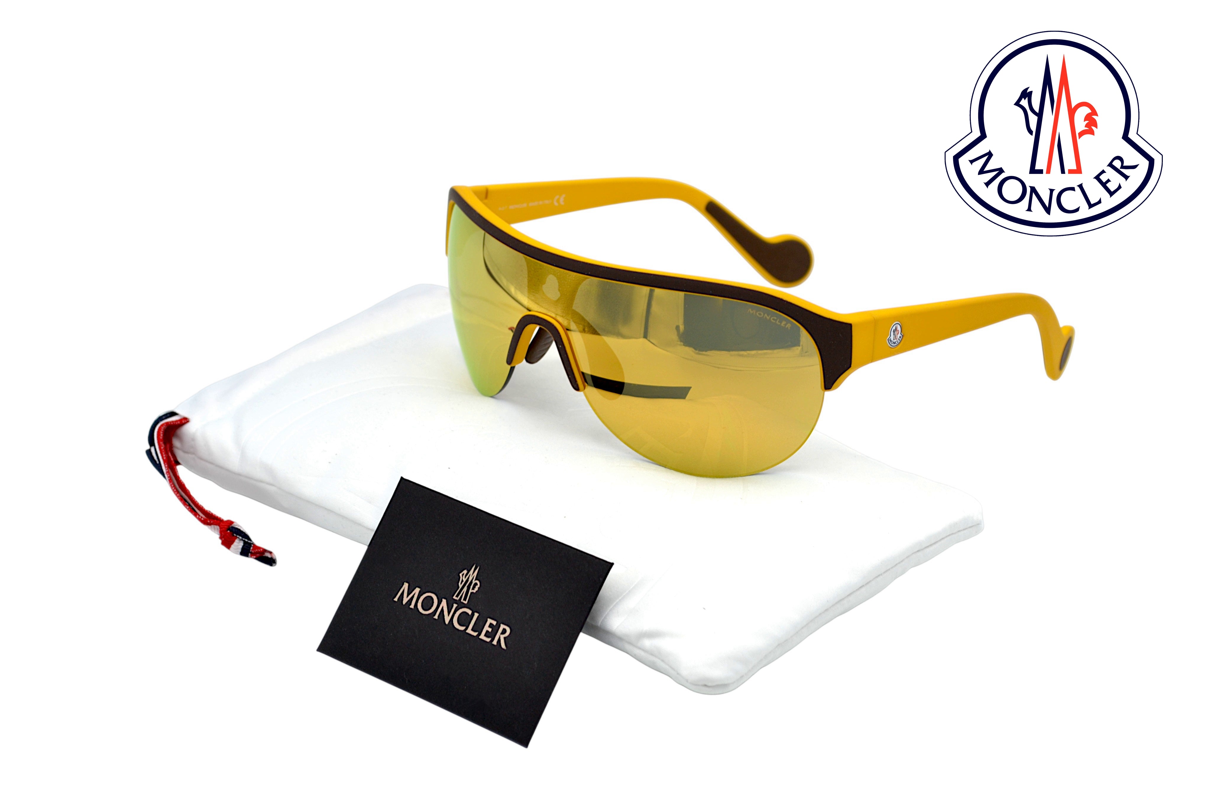 Moncler ML0049 50L Sunglasses - Interchangeable Lenses, Unisex Sports Glasses