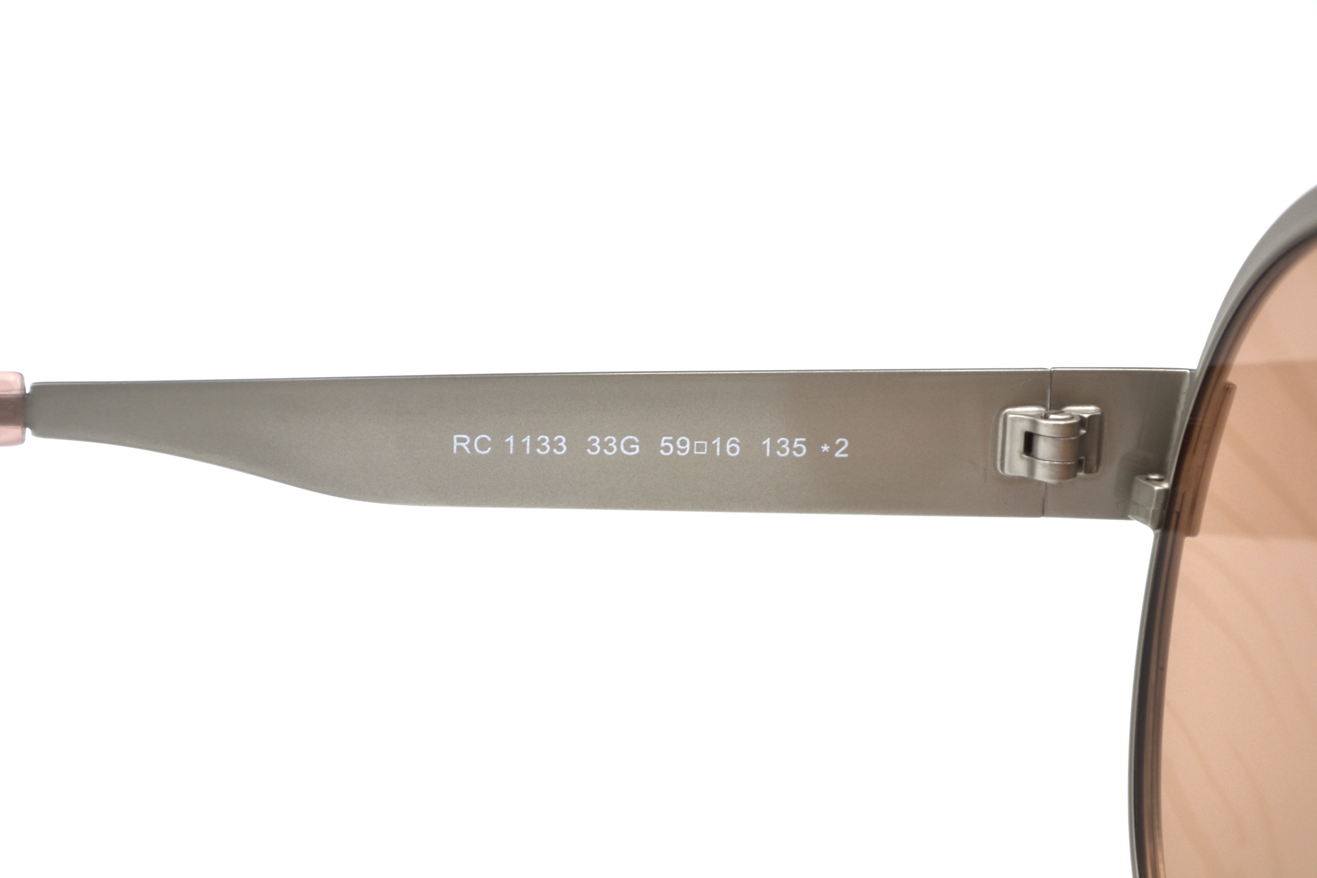 Gafas de sol Roberto Cavalli RC1133S 33G - Diseño de aviador de metal plateado para mujer