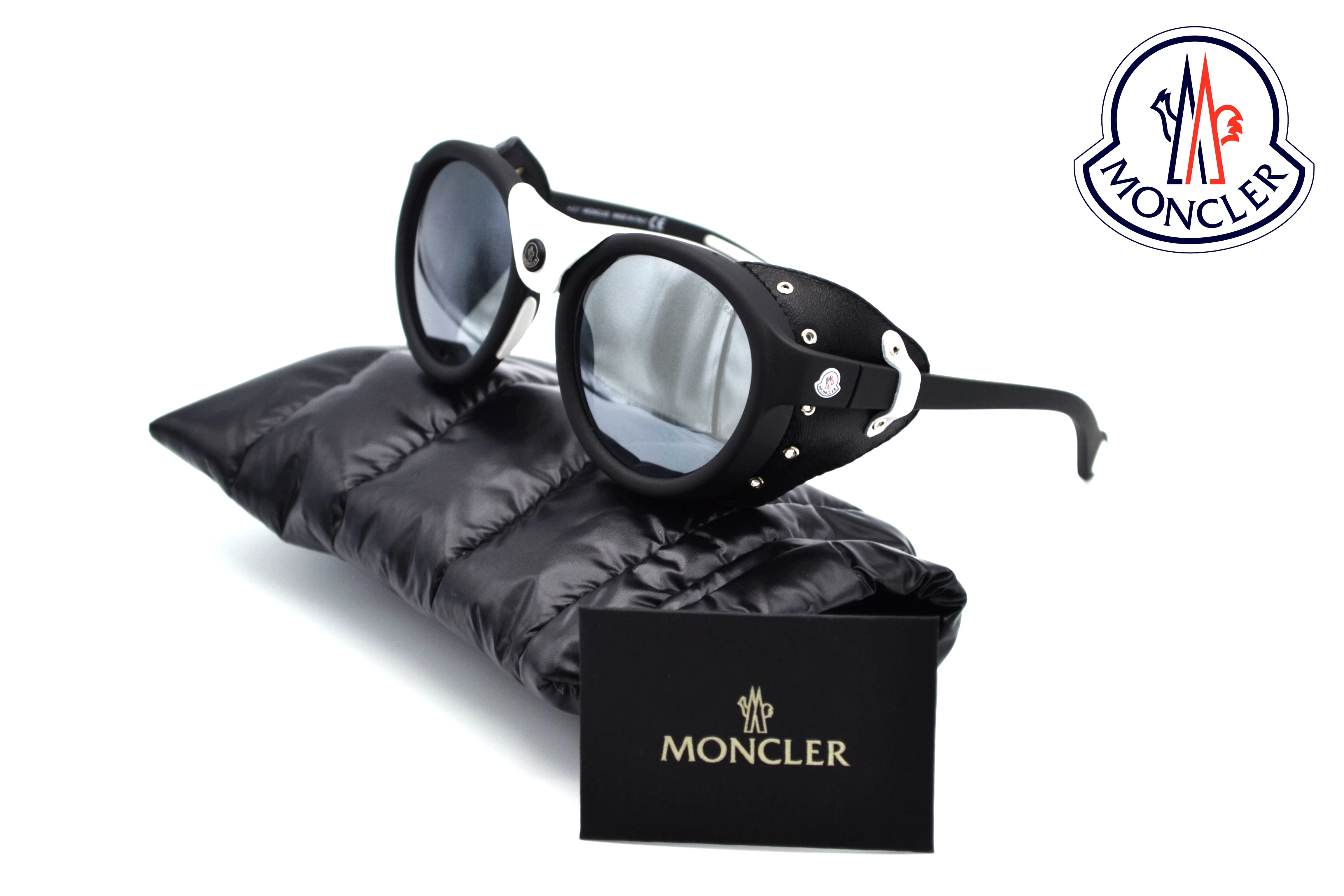 Moncler ML0046 02C Sunglasses - Leather Protection