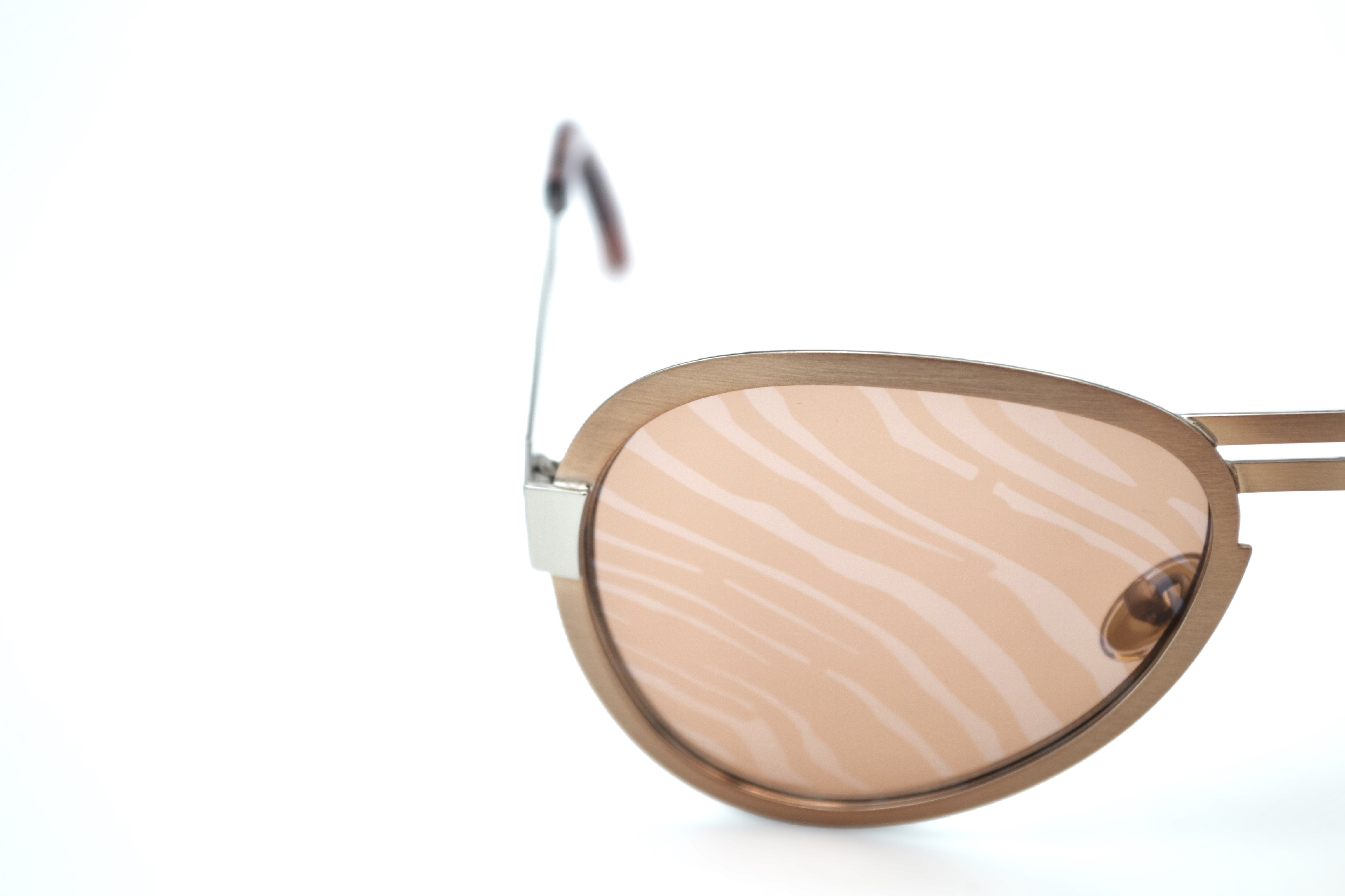 Gafas de sol Roberto Cavalli RC1133S 33G - Diseño de aviador de metal plateado para mujer