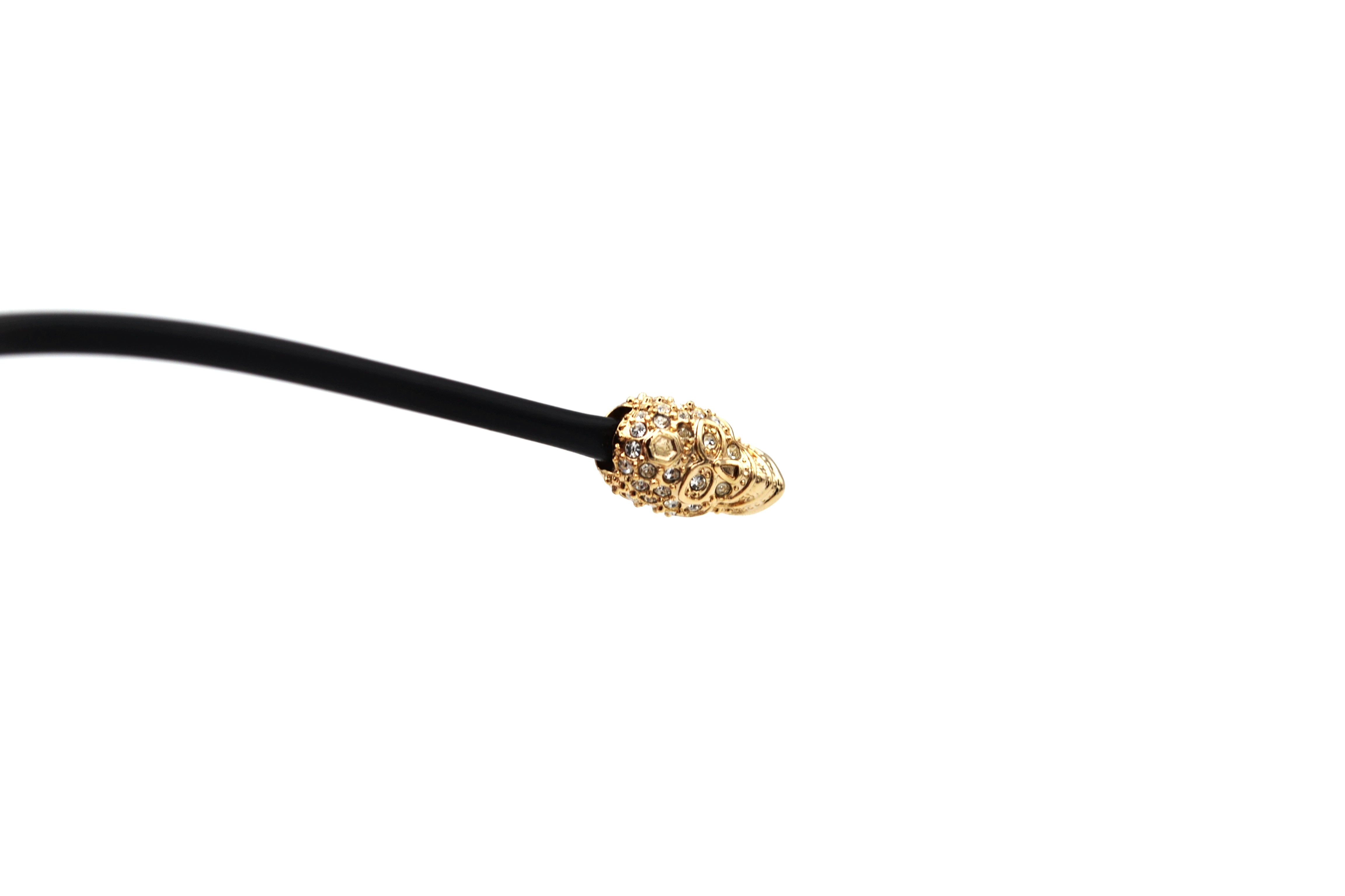 Gafas de sol Philipp Plein - Plein Queen SPP122V Diseño de metal dorado para mujer