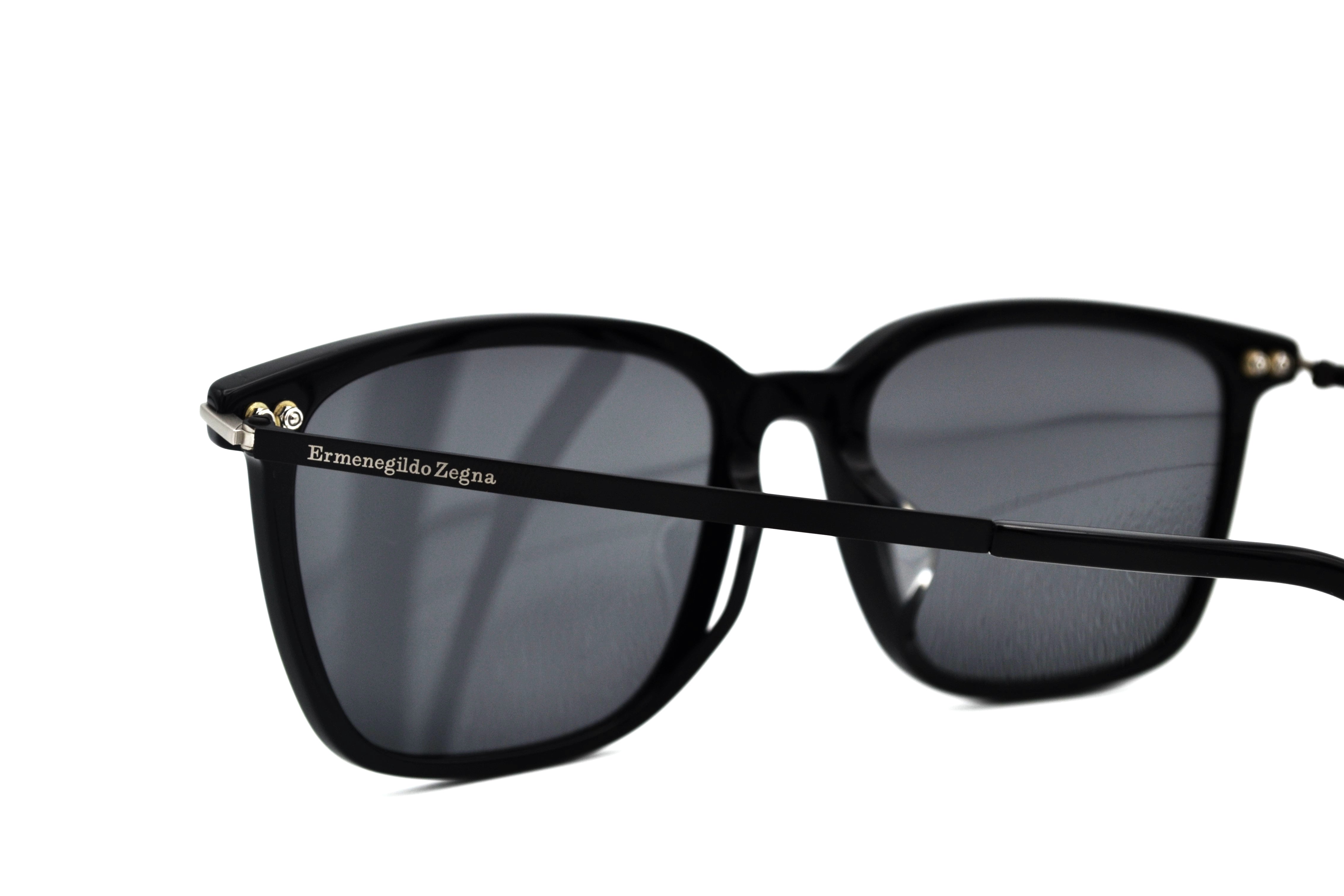 Gafas de sol Ermenegildo Zegna EZ0206 01A - Diseño de acetato y metal para hombre