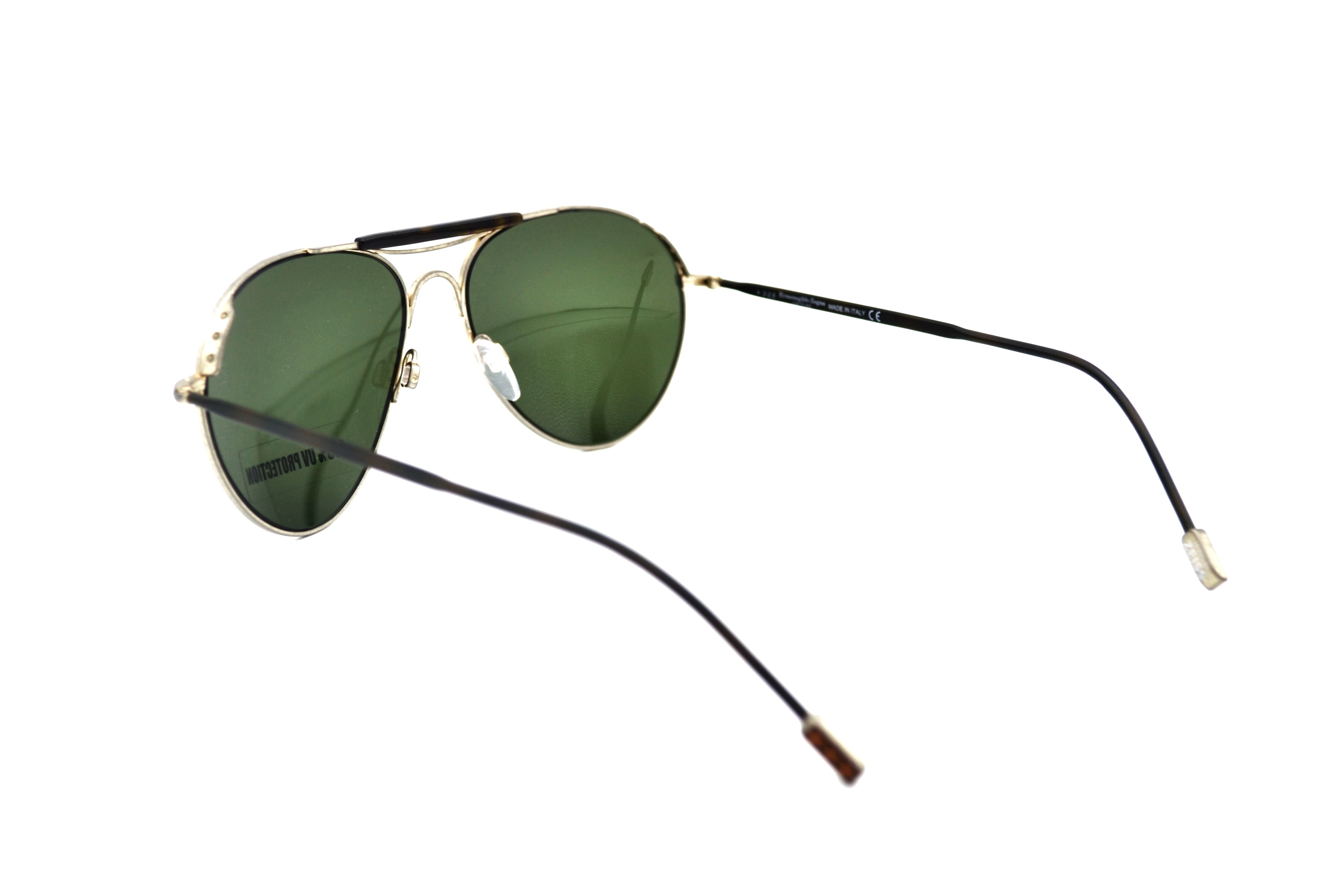 Gafas de sol Ermenegildo Zegna - COUTURE XXX - ZC0021 32N - Diseño de aviador para hombre