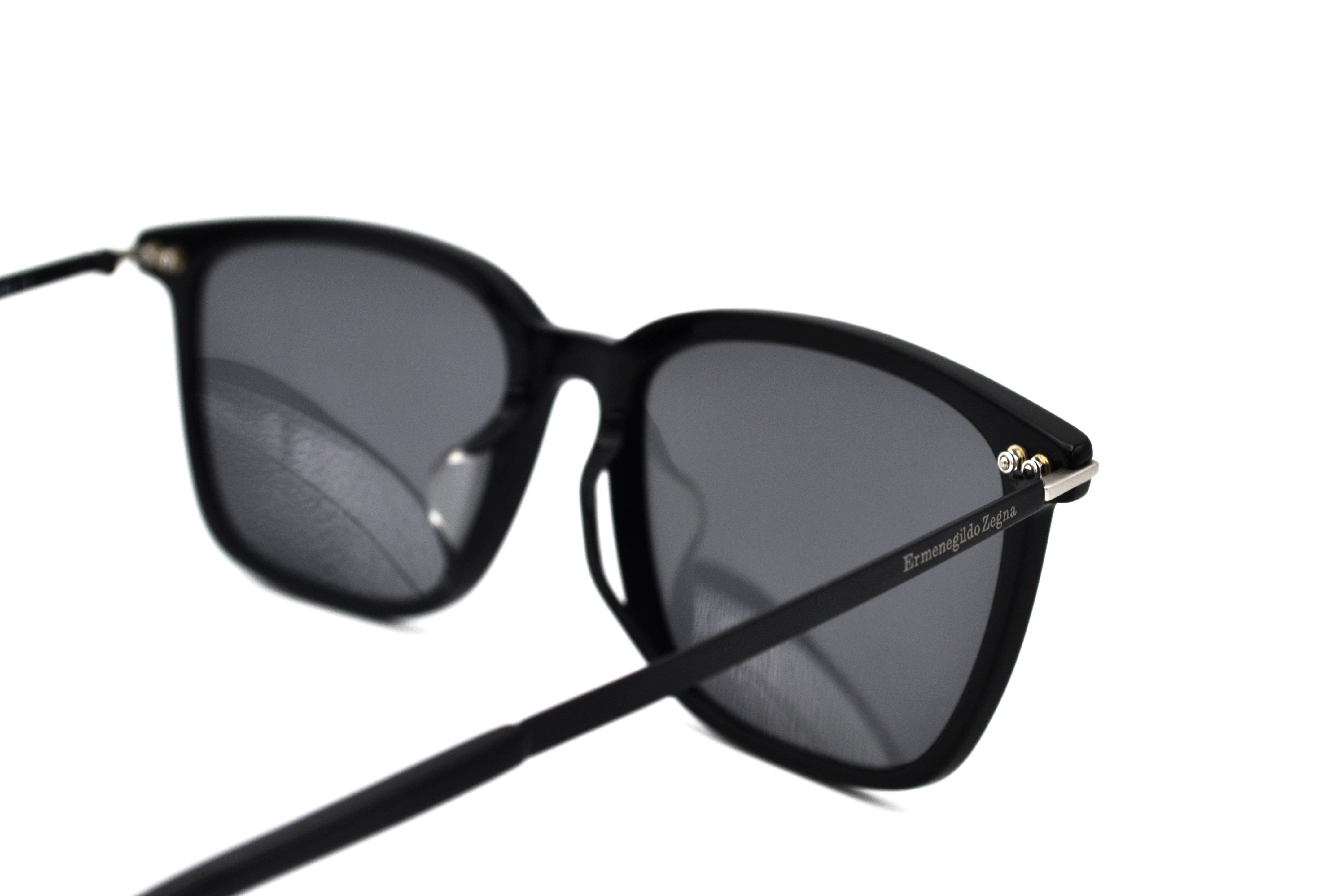 Gafas de sol Ermenegildo Zegna EZ0206 01A - Diseño de acetato y metal para hombre