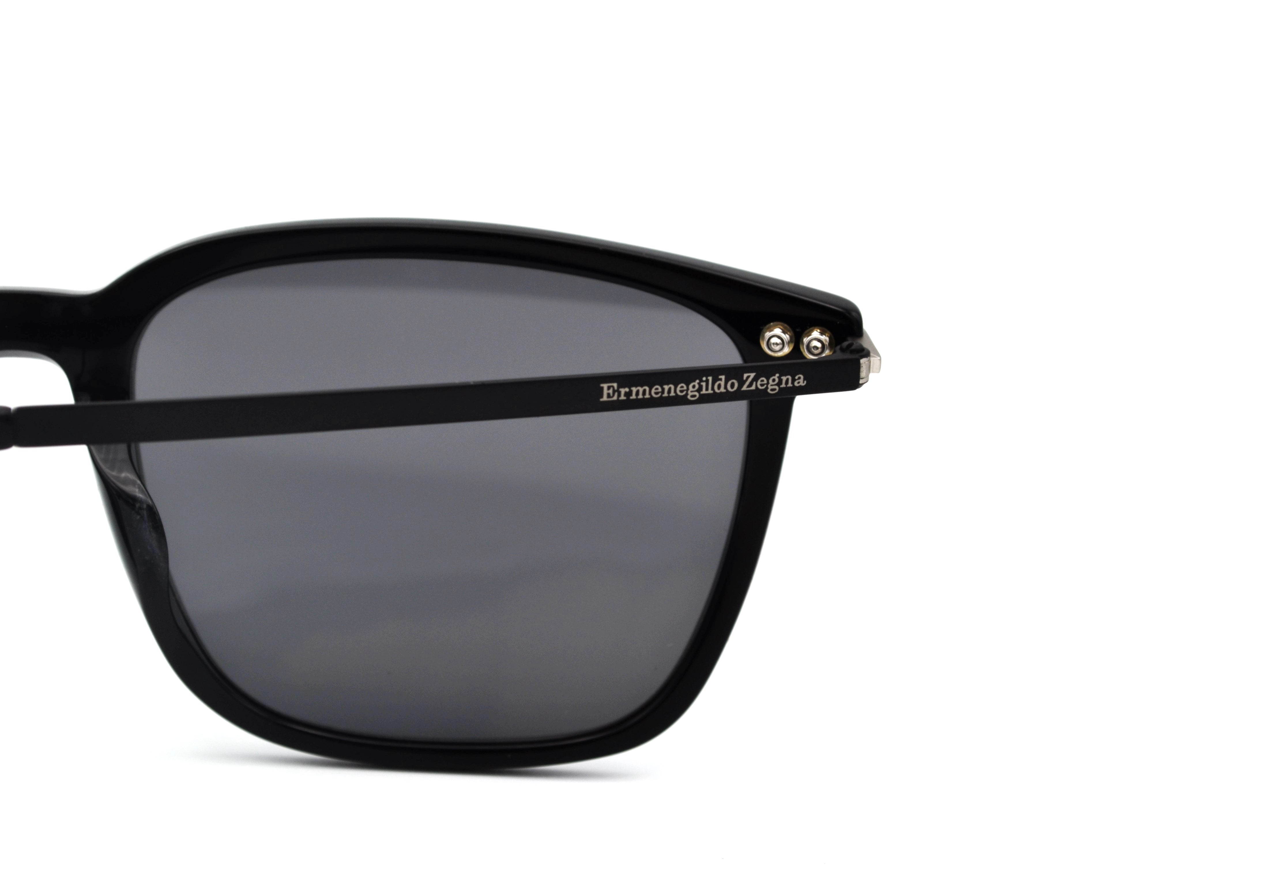 Gafas de sol Ermenegildo Zegna EZ0206 01A - Diseño de acetato y metal para hombre