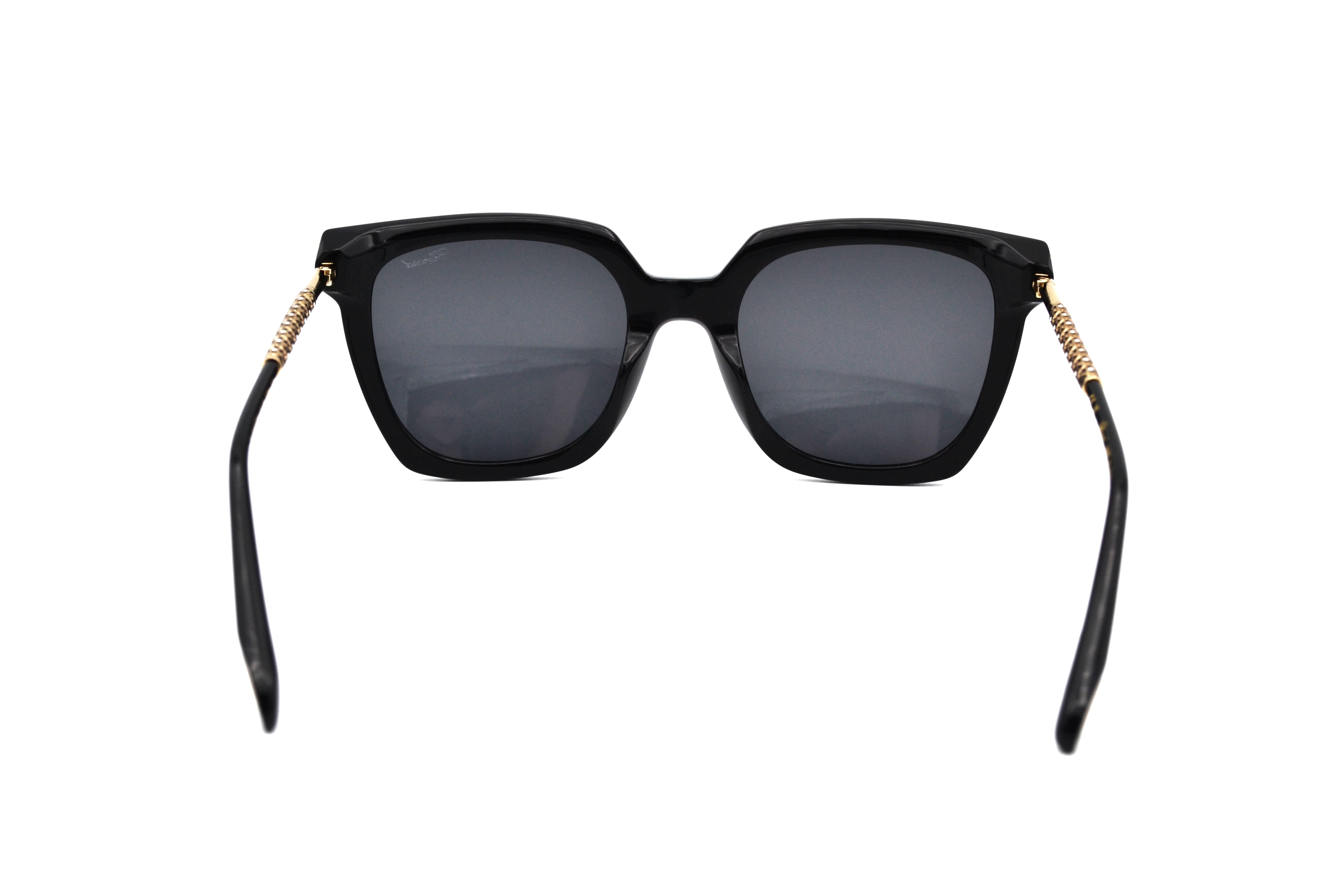 Gafas de sol Chopard SCH336S 0700 Diseño de acetato y metal dorado con cristales