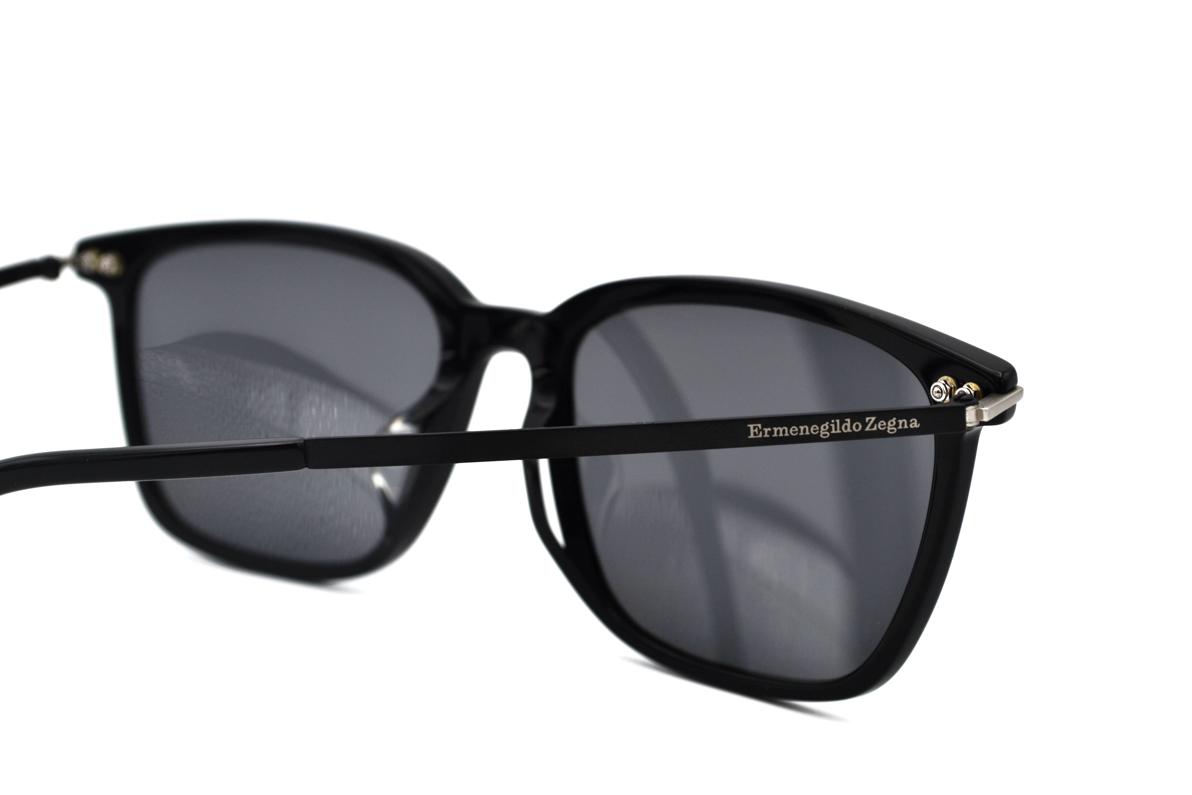 Gafas de sol Ermenegildo Zegna EZ0206 01A - Diseño de acetato y metal para hombre
