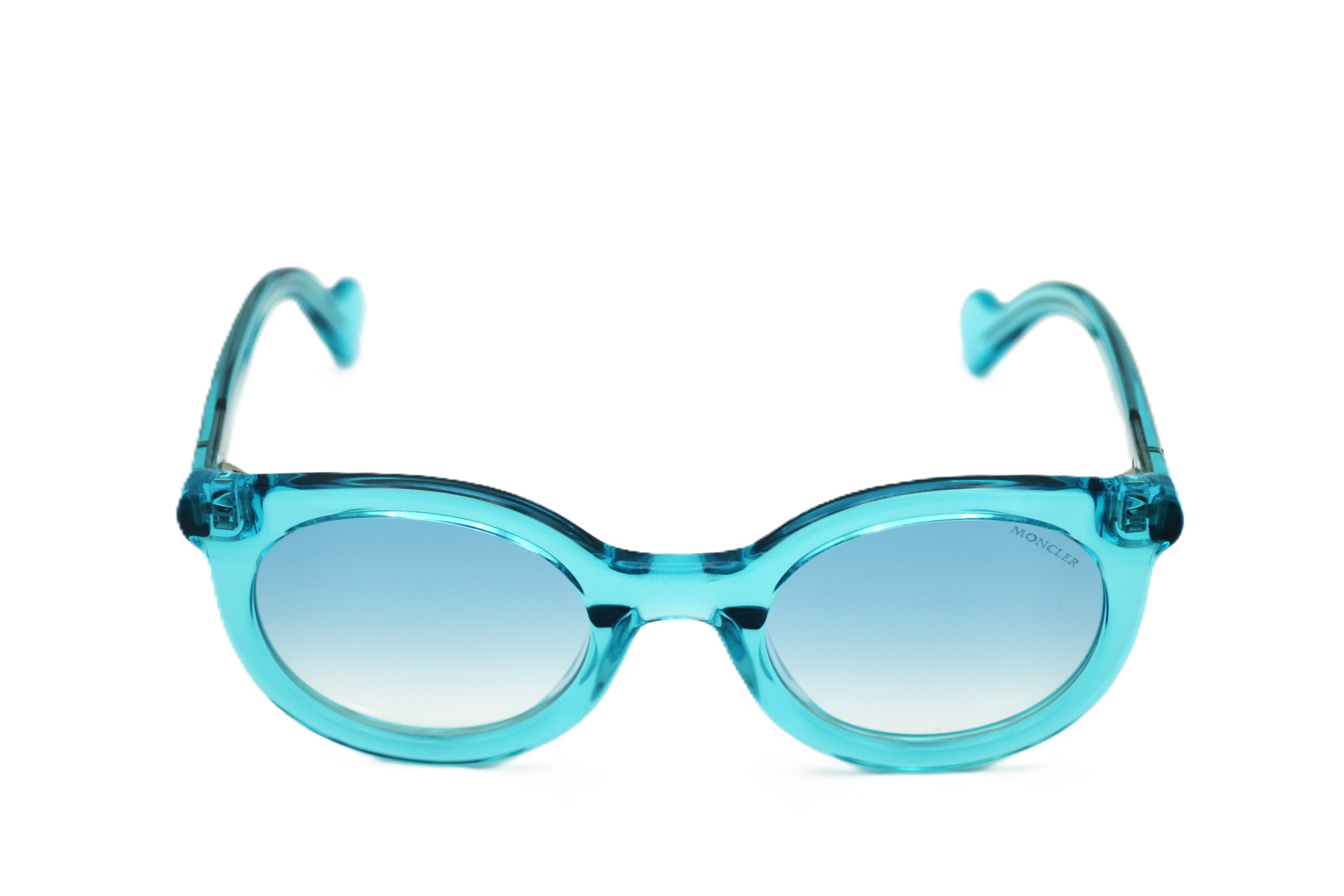 Gafas de sol Moncler ML0015 84X - Diseño de acetato azul transparente, unisex