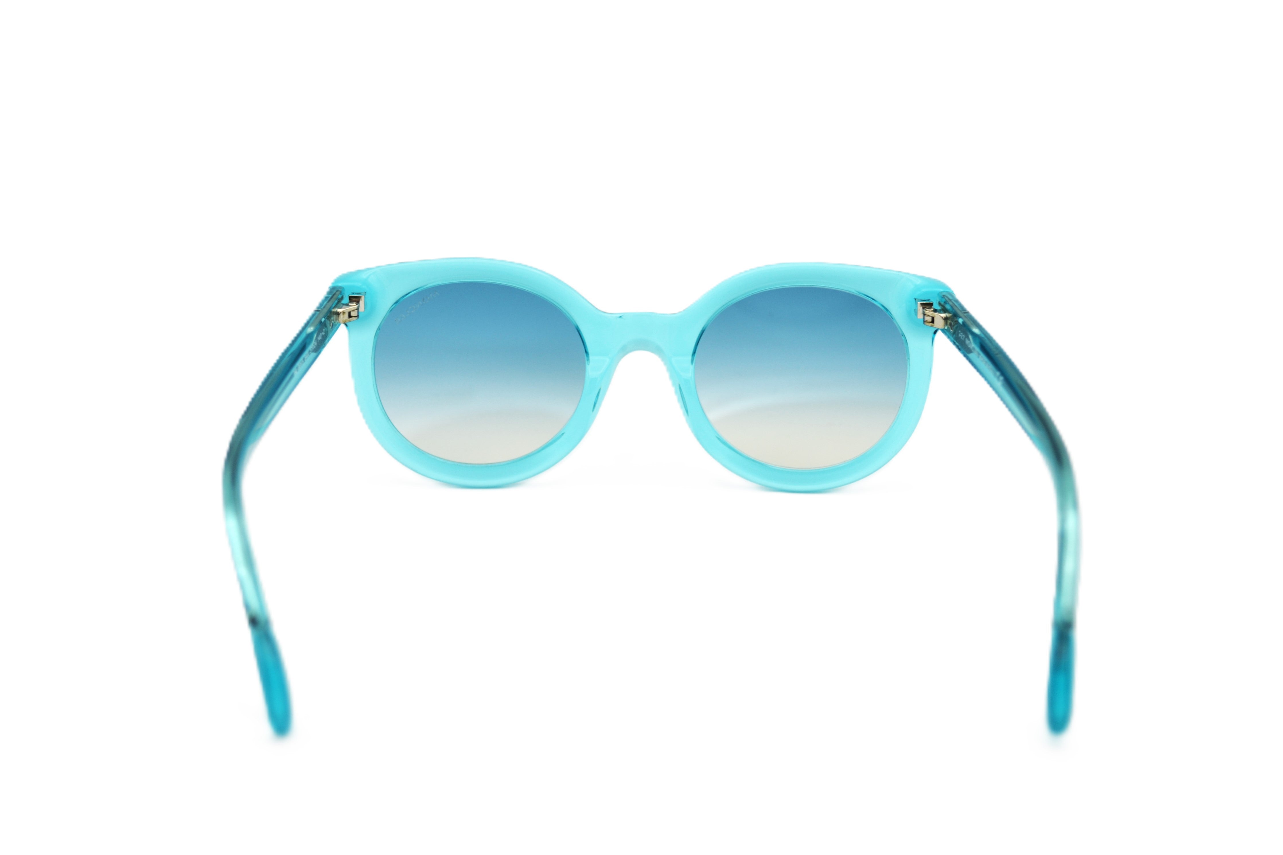 Gafas de sol Moncler ML0015 84X - Diseño de acetato azul transparente, unisex