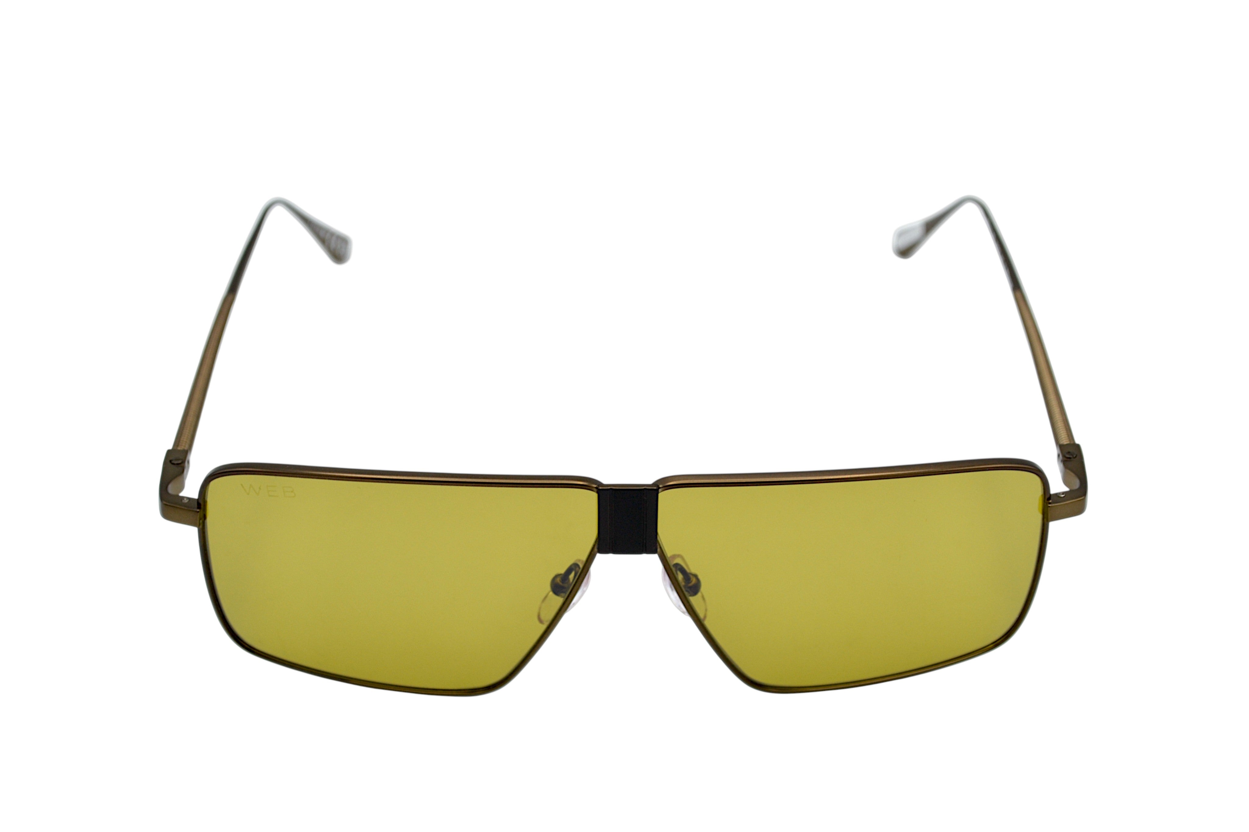 Gafas de sol Web Eyewear TITANIUM WE342 37N - Modelo rectangular diseño de titanio para hombre
