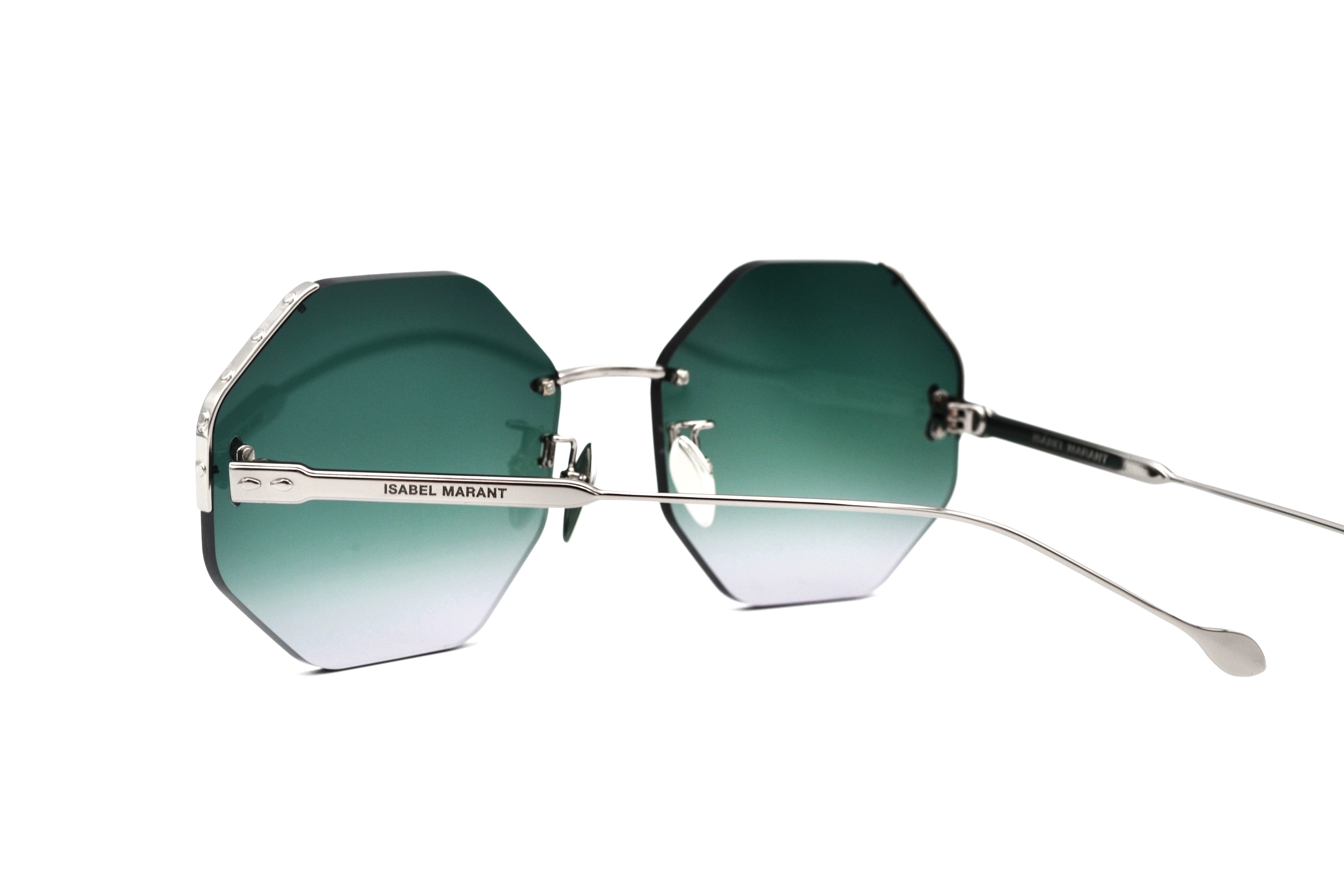 Isabel Marant Women's Silver Octagonal Sunglasses