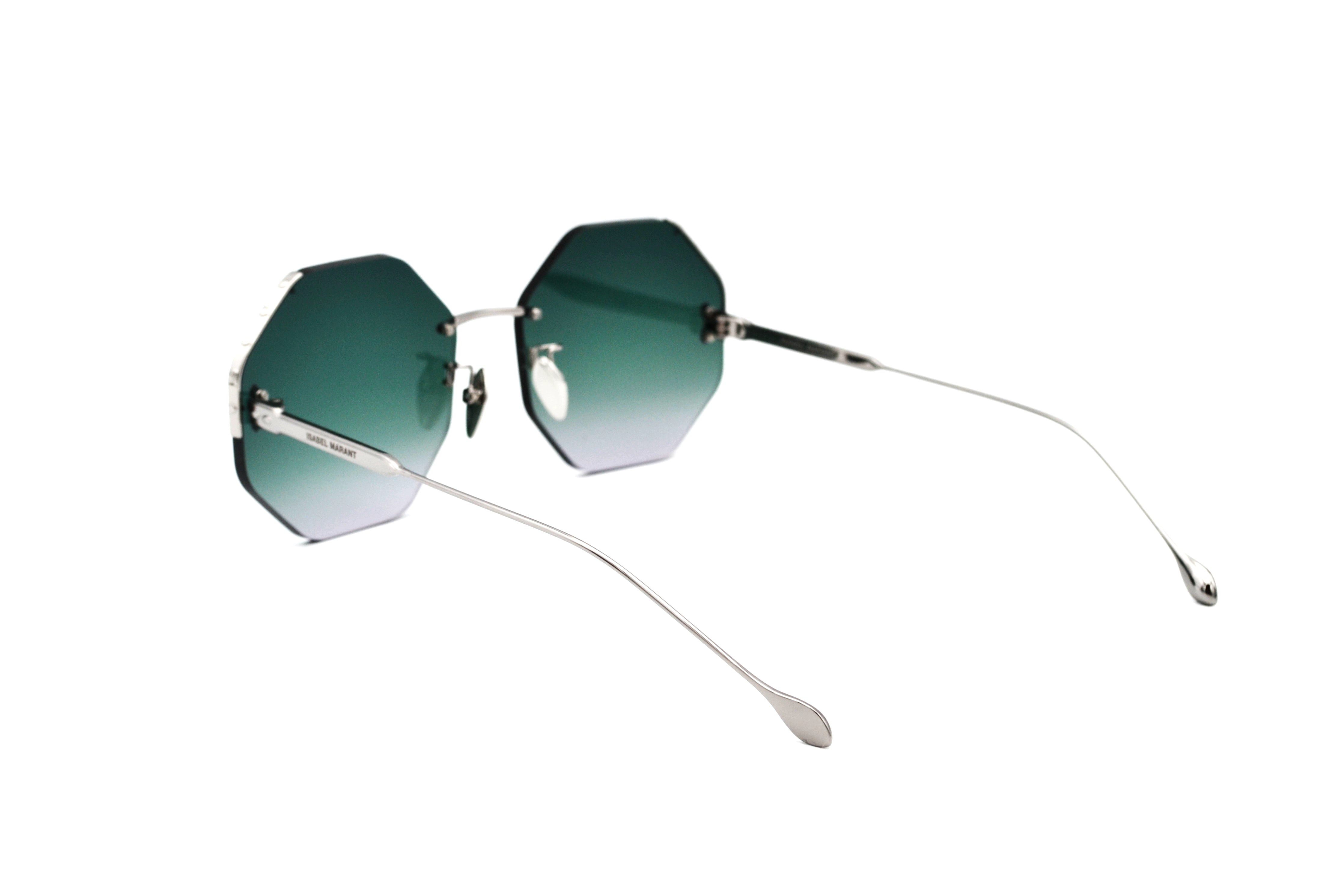 Isabel Marant Women's Silver Octagonal Sunglasses