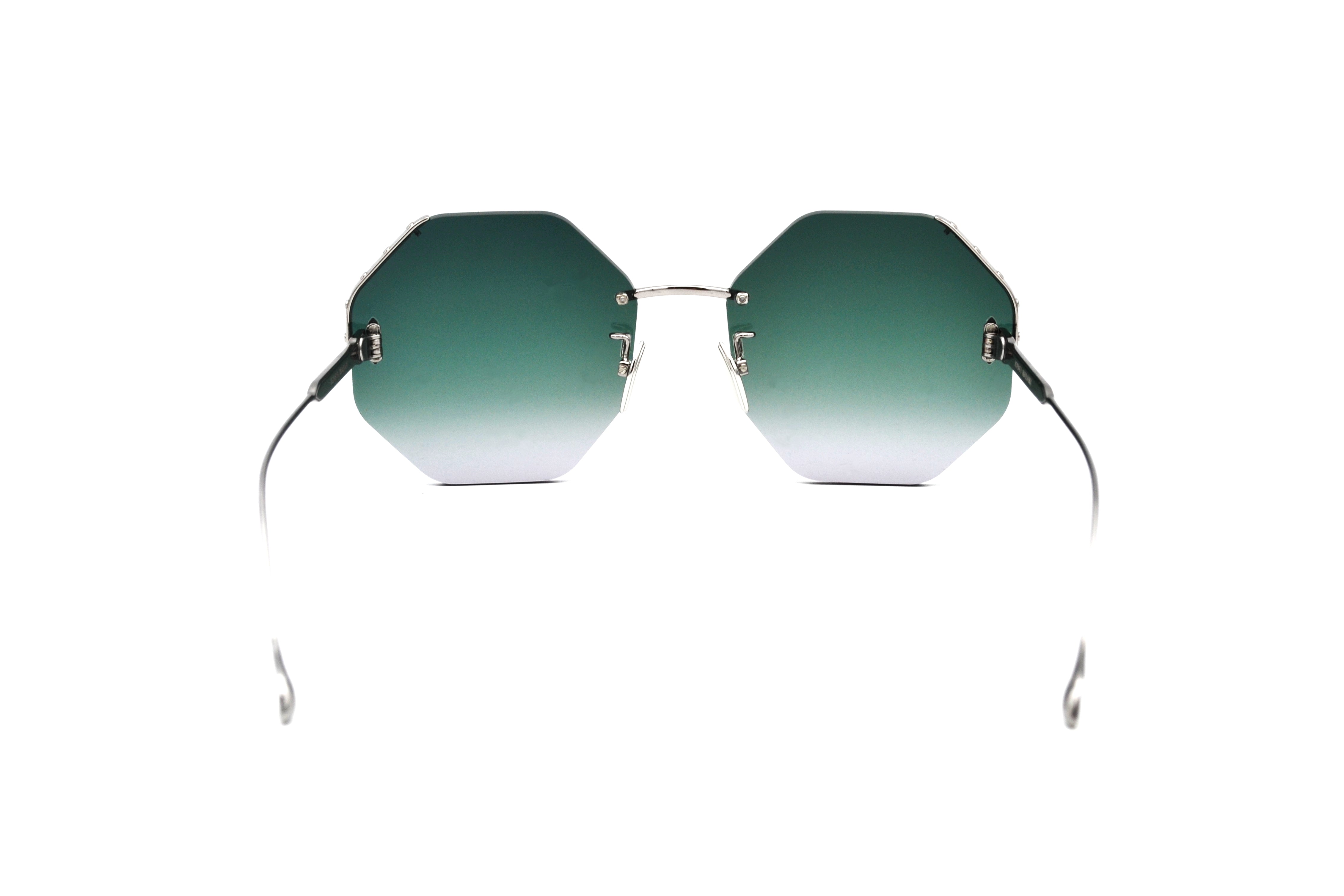 Isabel Marant Women's Silver Octagonal Sunglasses