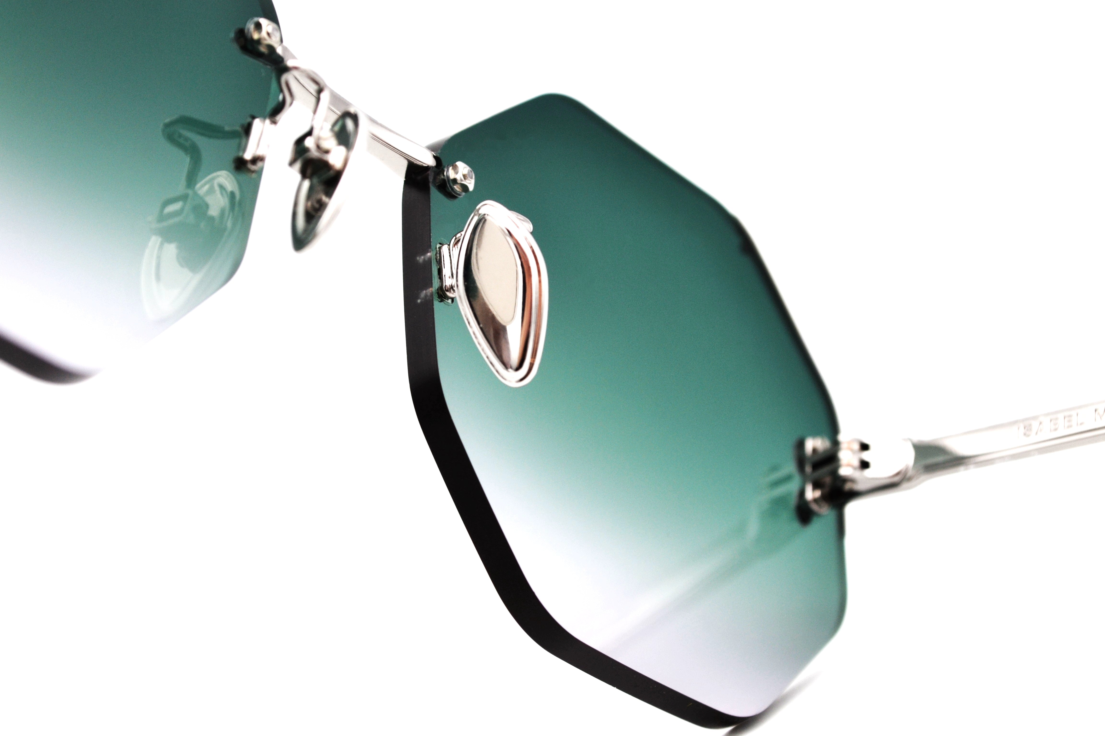 Isabel Marant Women's Silver Octagonal Sunglasses