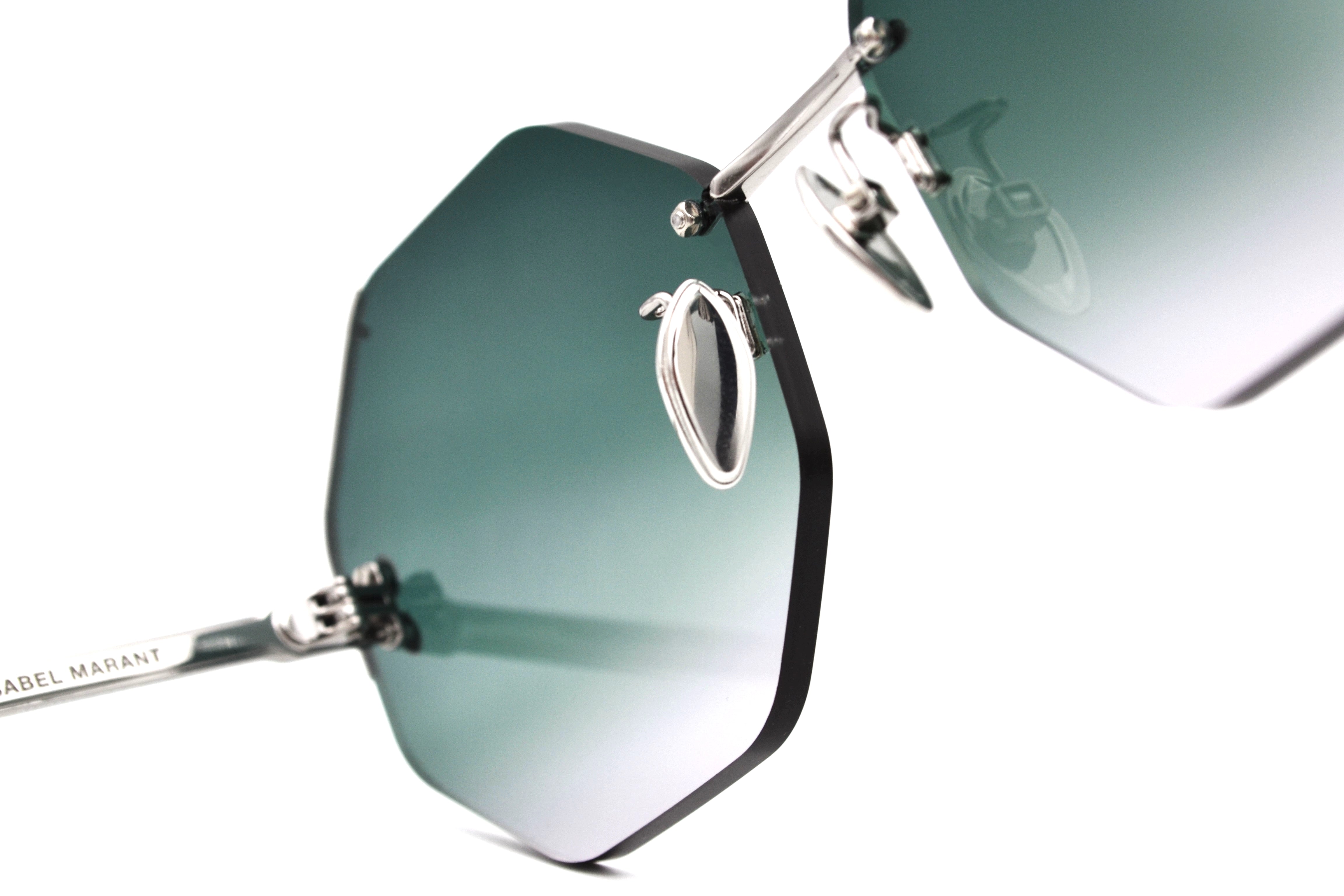 Isabel Marant Women's Silver Octagonal Sunglasses