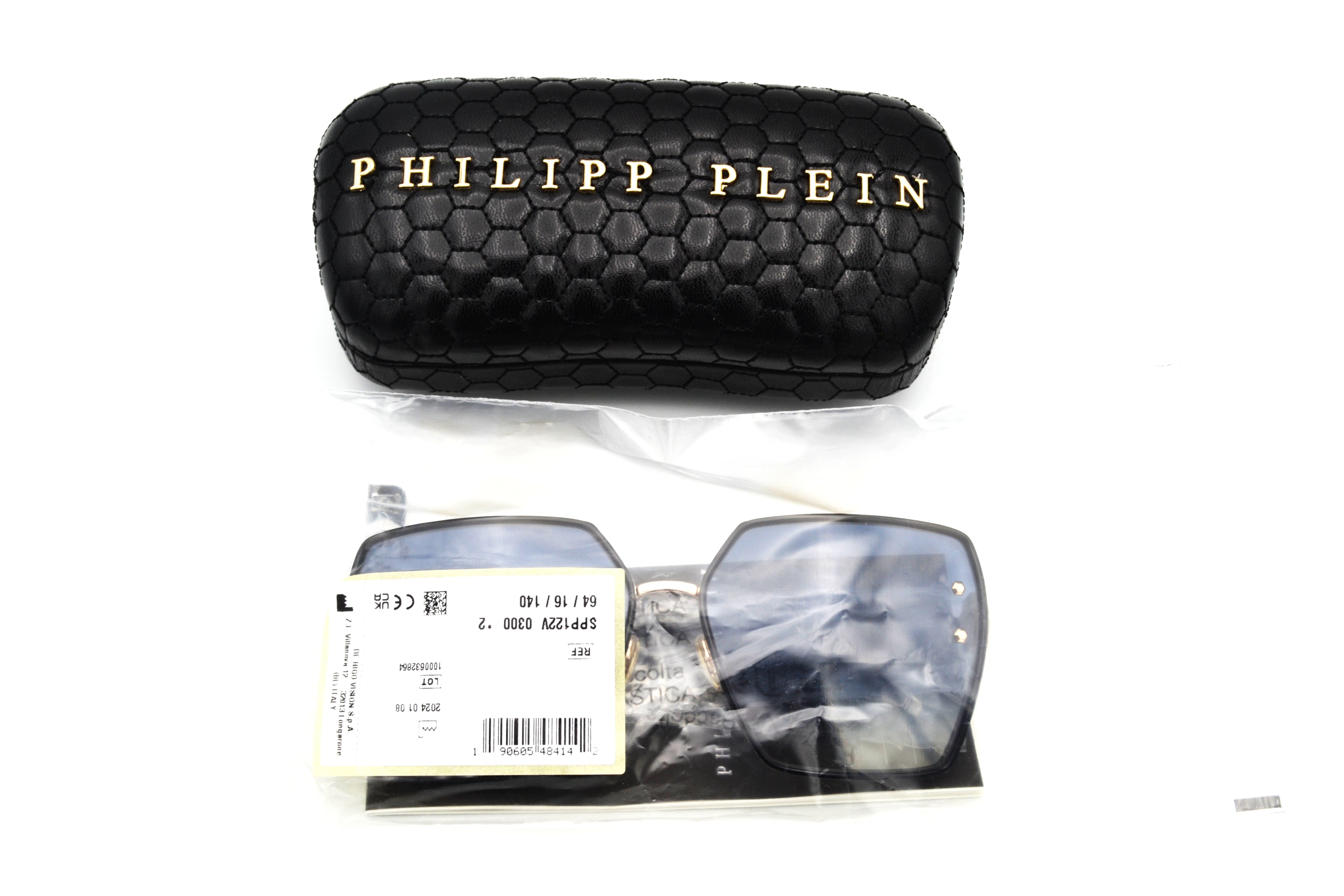 Gafas de sol Philipp Plein - Plein Queen SPP122V Diseño de metal dorado para mujer