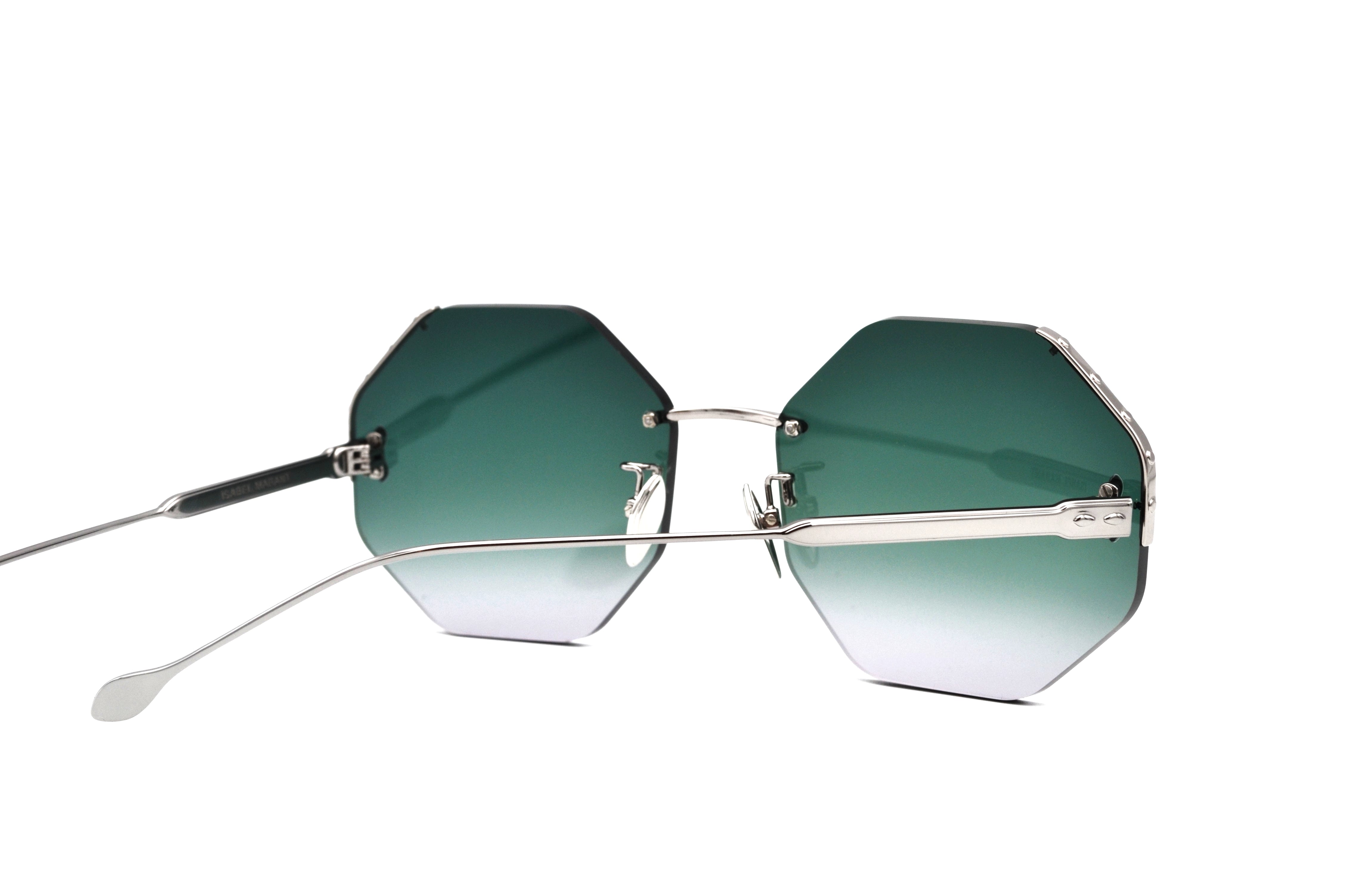 Isabel Marant Women's Silver Octagonal Sunglasses