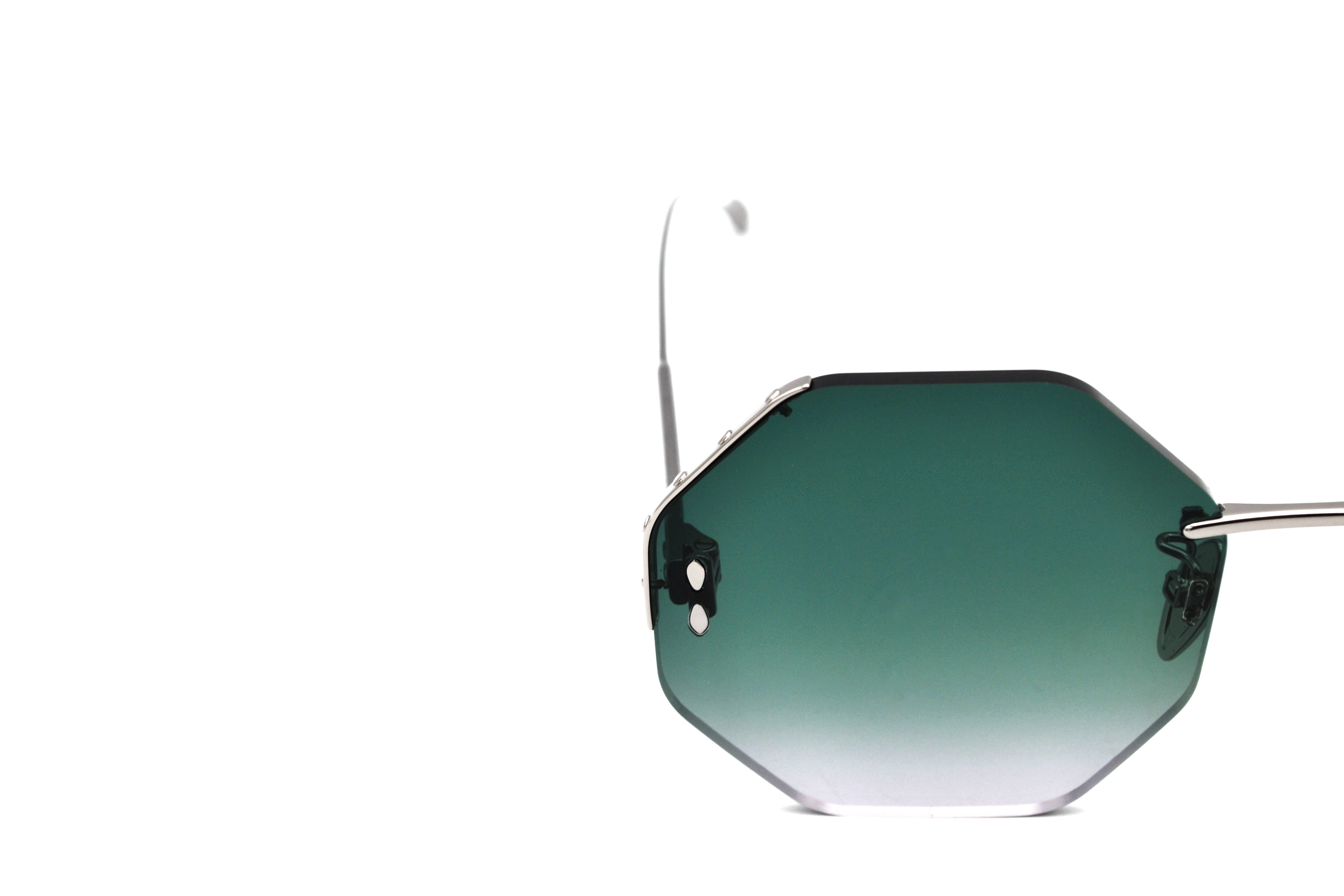Isabel Marant Women's Silver Octagonal Sunglasses