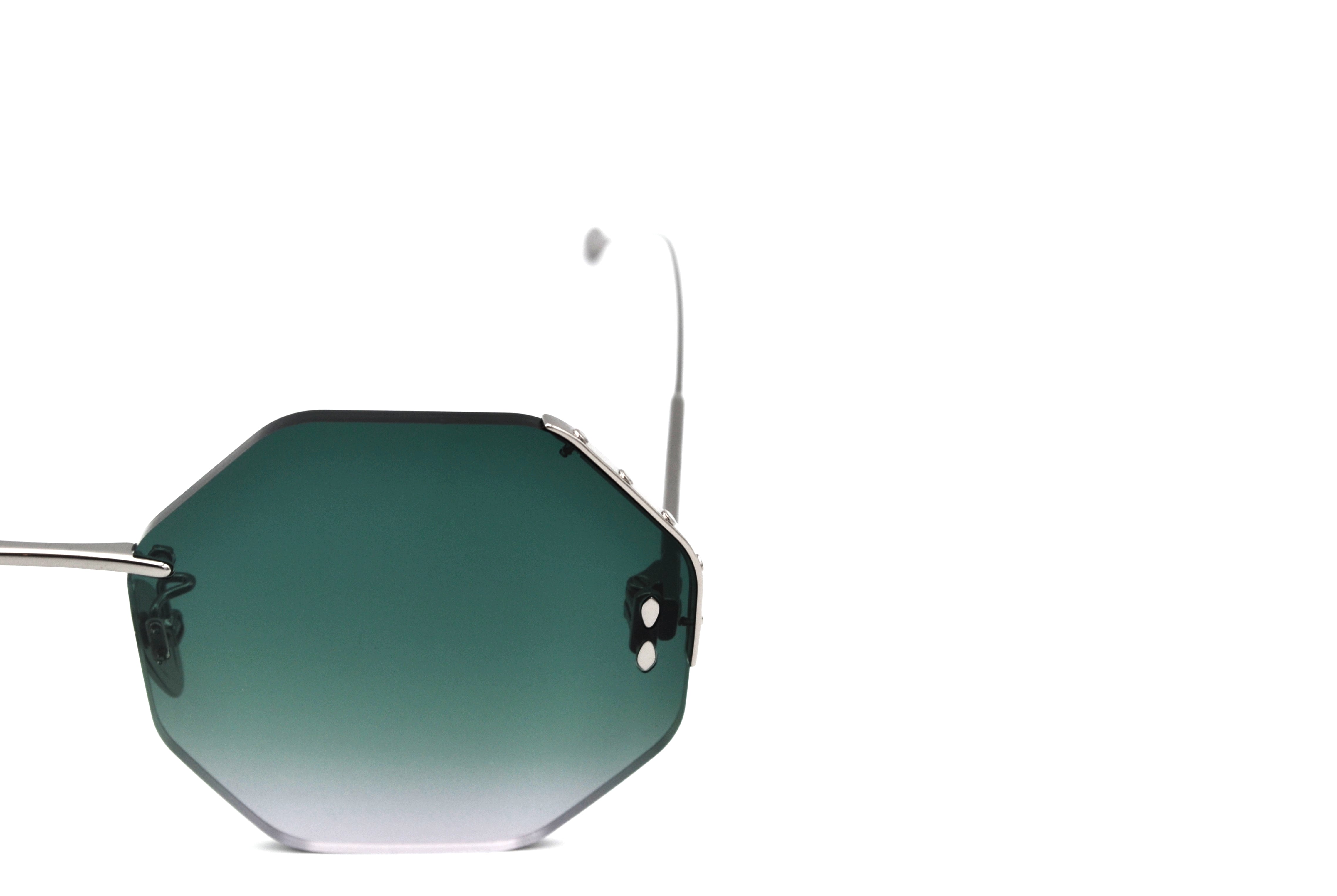 Isabel Marant Women's Silver Octagonal Sunglasses