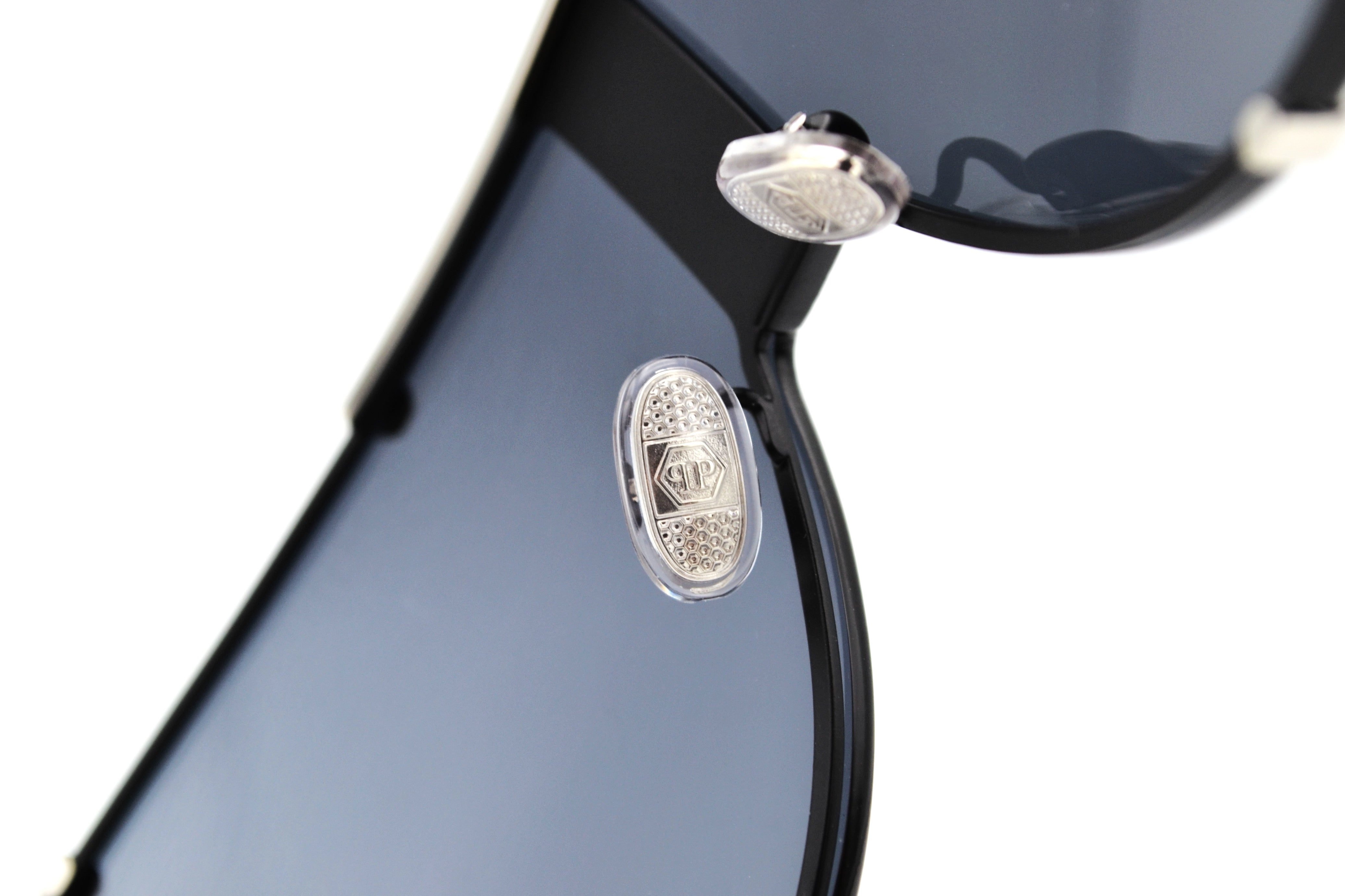 Gafas de sol Philipp Plein - Plein STUD SPP075 Diseño de pantalla con logo, para hombre