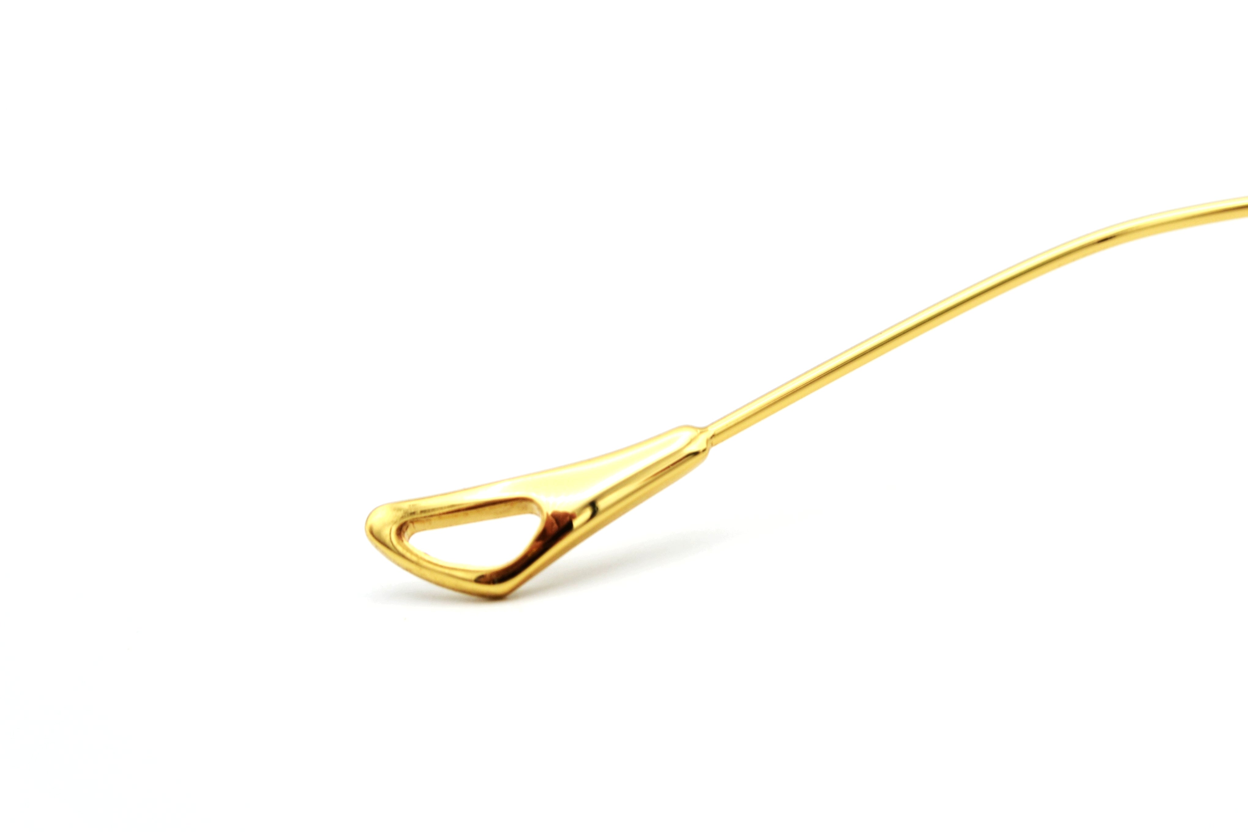 Eyepetizer- HELEN sunglasses, oval design in acetate and gold metal, for women