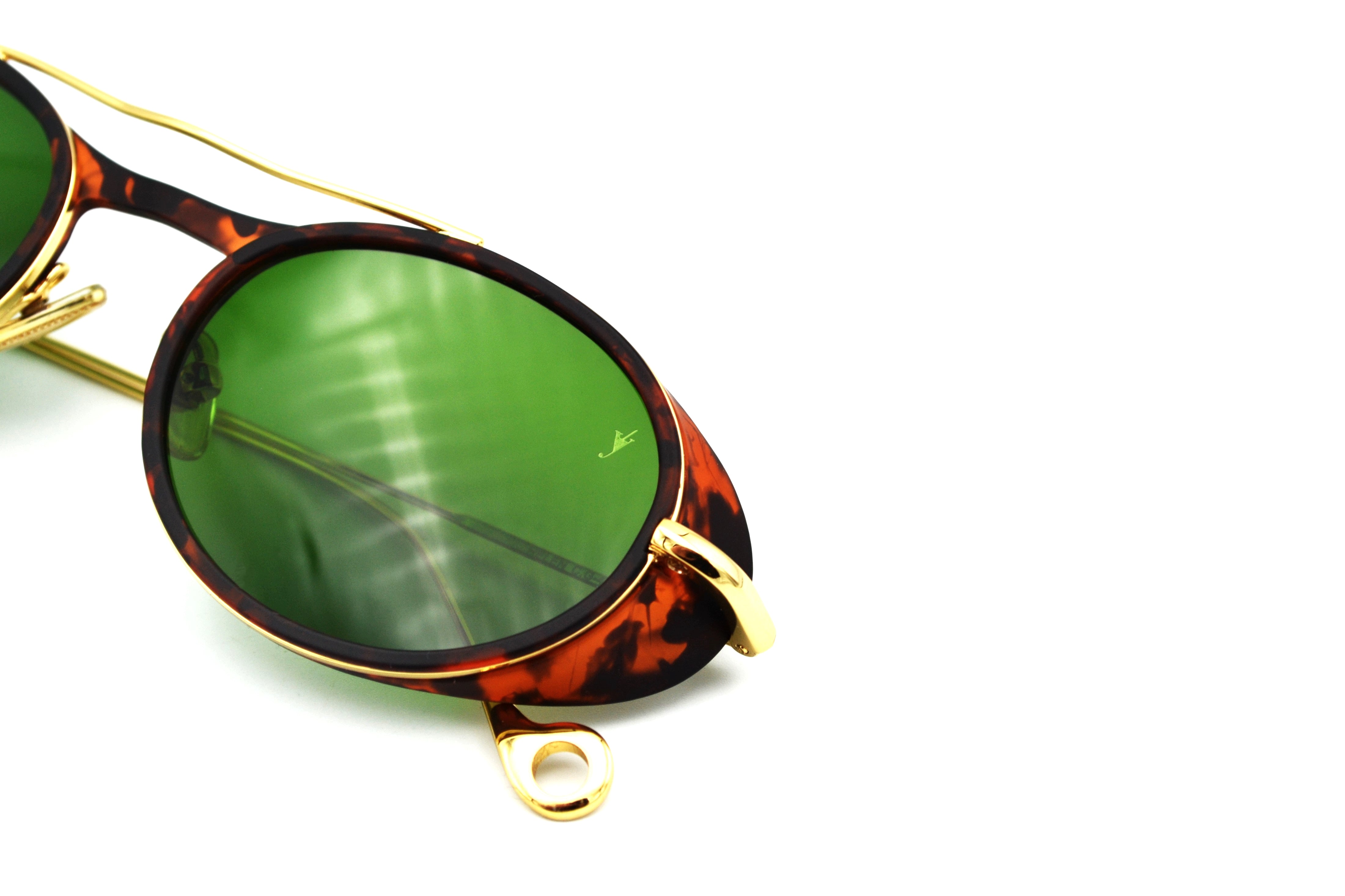 Eyepetizer- HELEN sunglasses, oval design in acetate and gold metal, for women